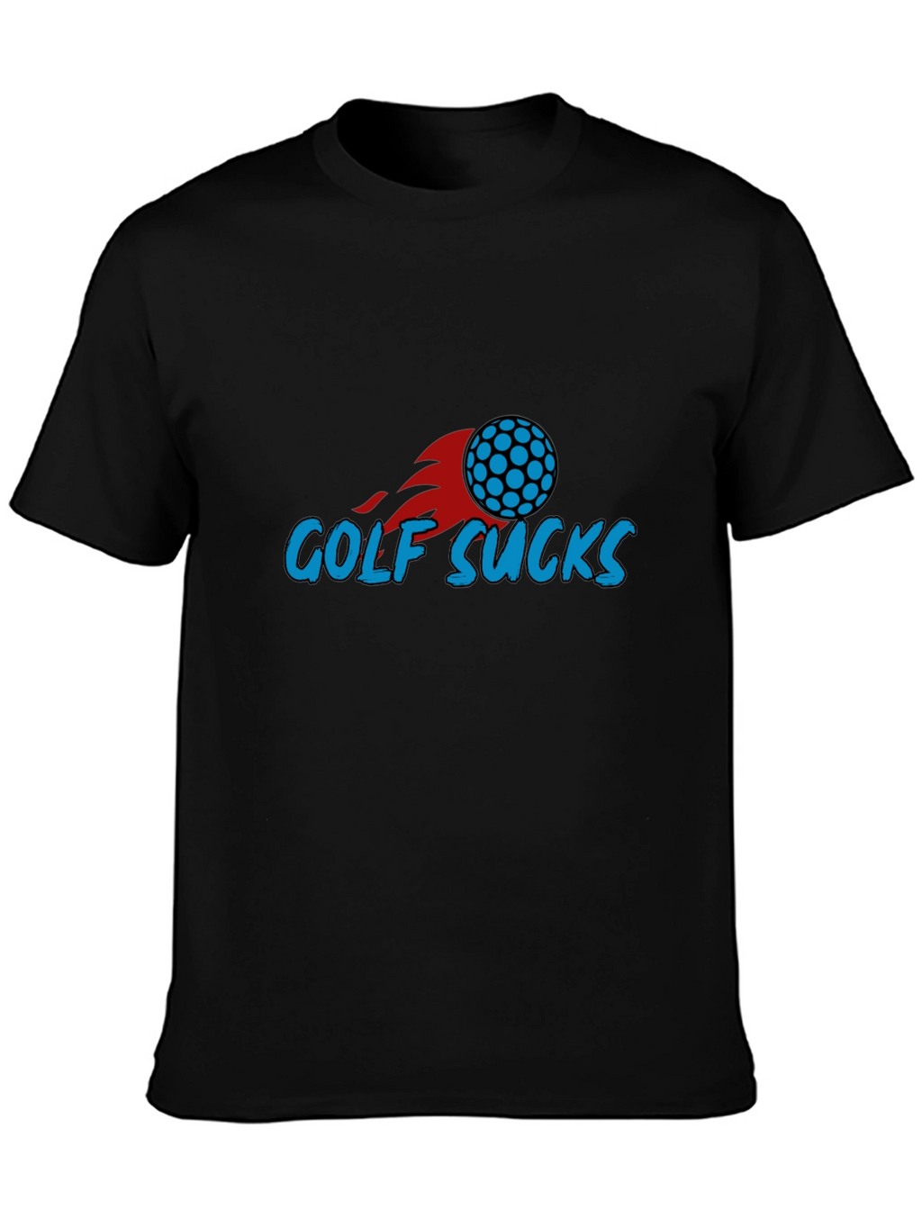 Golf Sucks T-Shirt - Novelty Golfing Tee