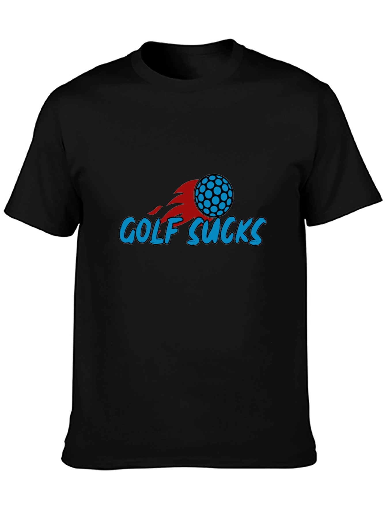 Golf Sucks T-Shirt - Novelty Golfing Tee
