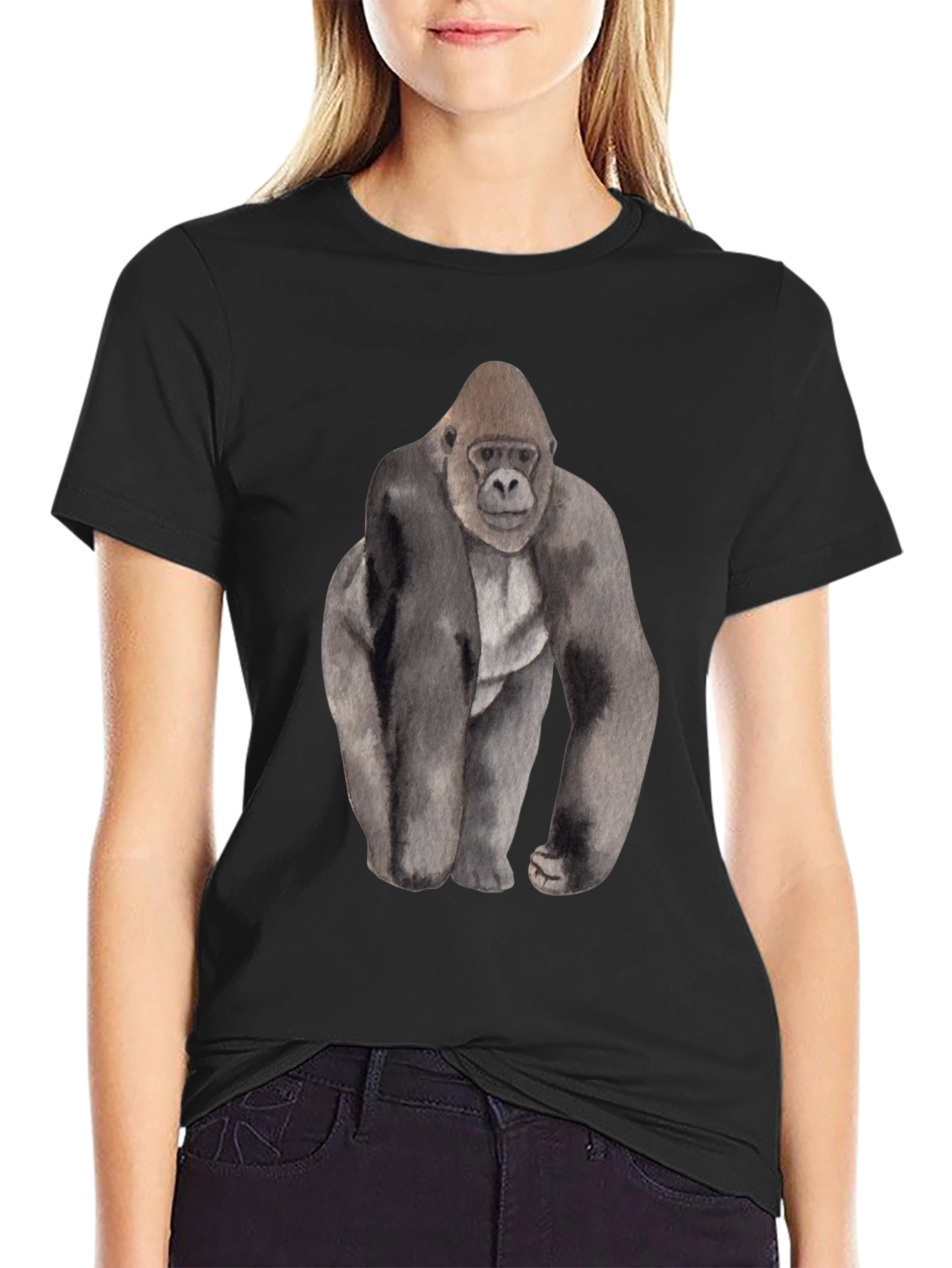 Gorilla Graphic T-Shirt - Classic Fit Soft Cotton