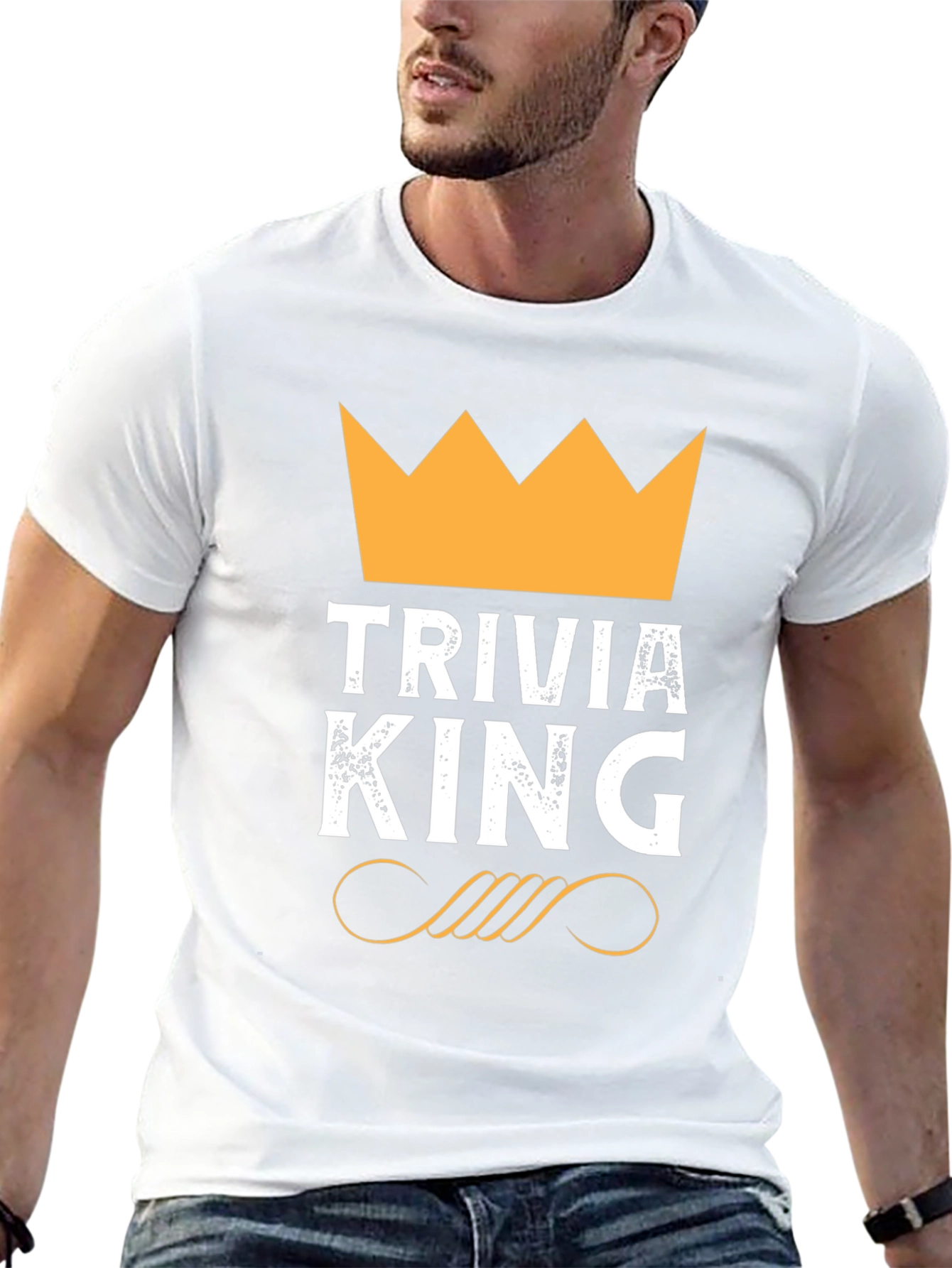 Trivia King Graphic Tee - Fun Quiz Master Shirt