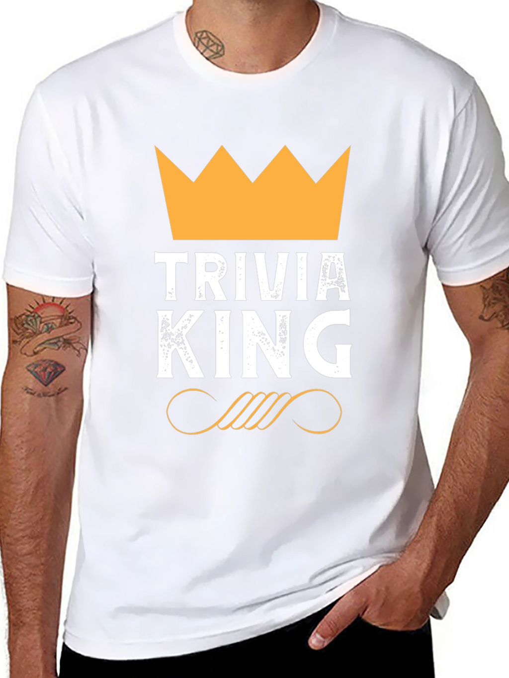 Trivia King Graphic Tee - Fun Quiz Master Shirt