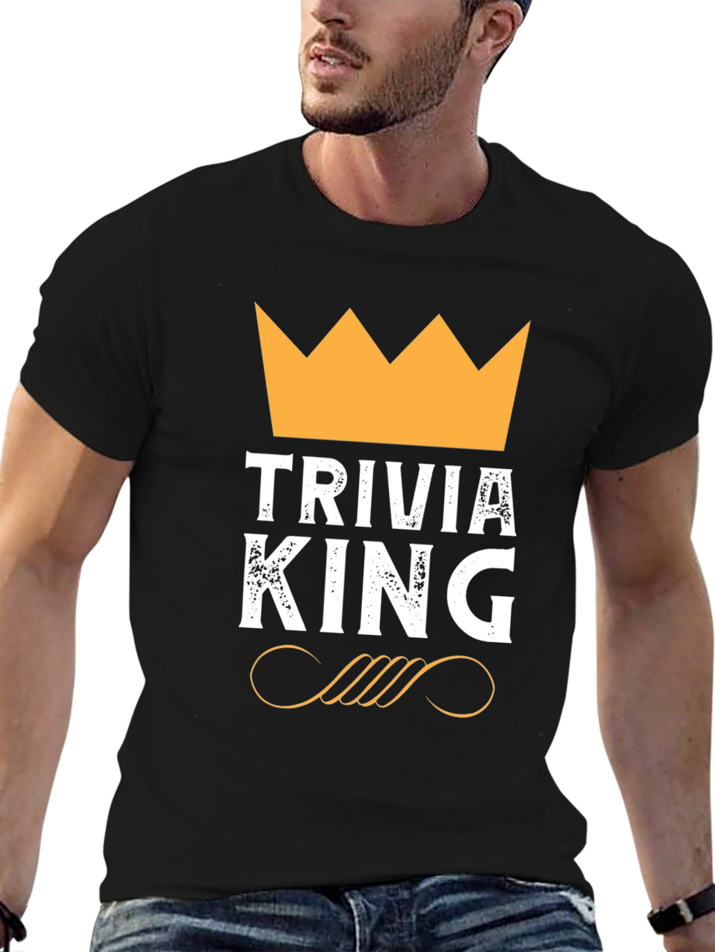 Trivia King Graphic Tee - Fun Quiz Master Shirt