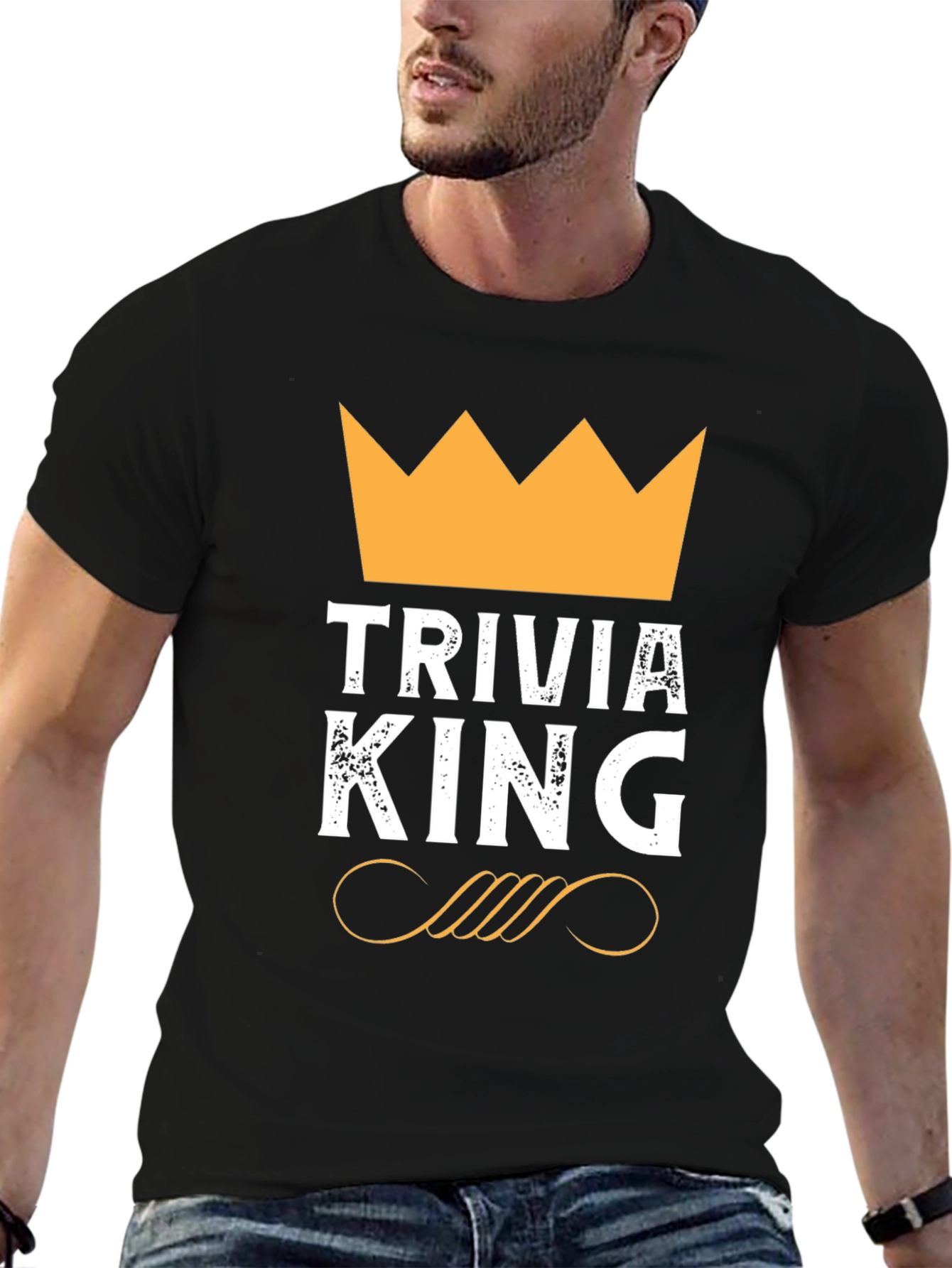 Trivia King Graphic Tee - Fun Quiz Master Shirt