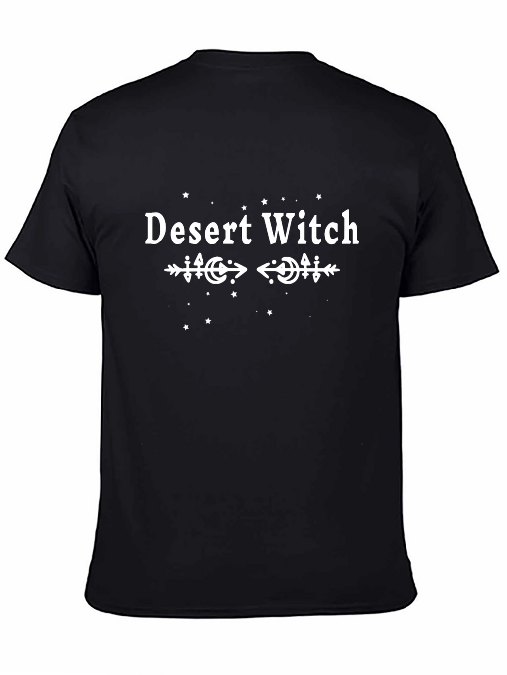 Desert Witch Graphic Tee - Unisex Black T-Shirt