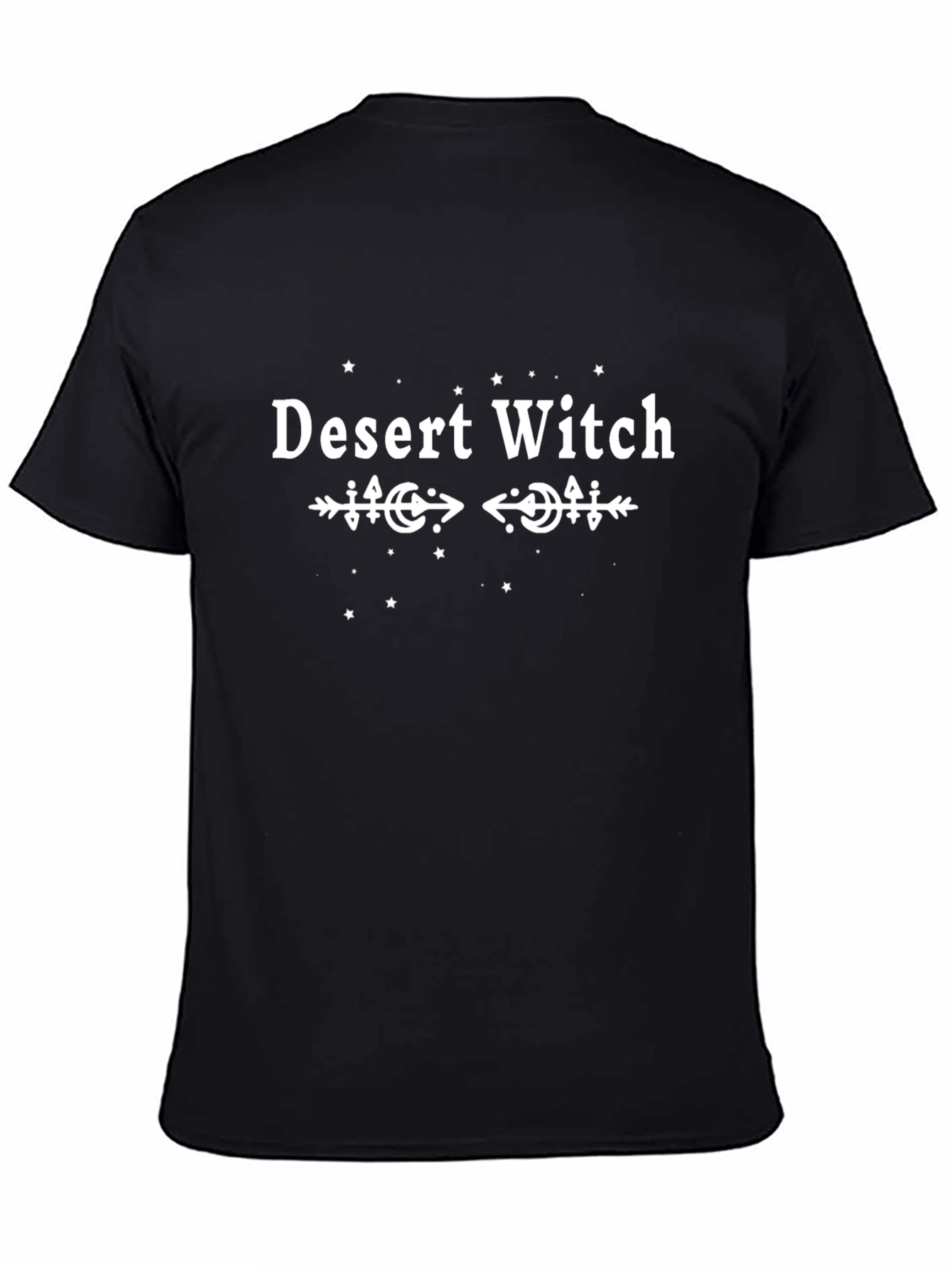 Desert Witch Graphic Tee - Unisex Black T-Shirt