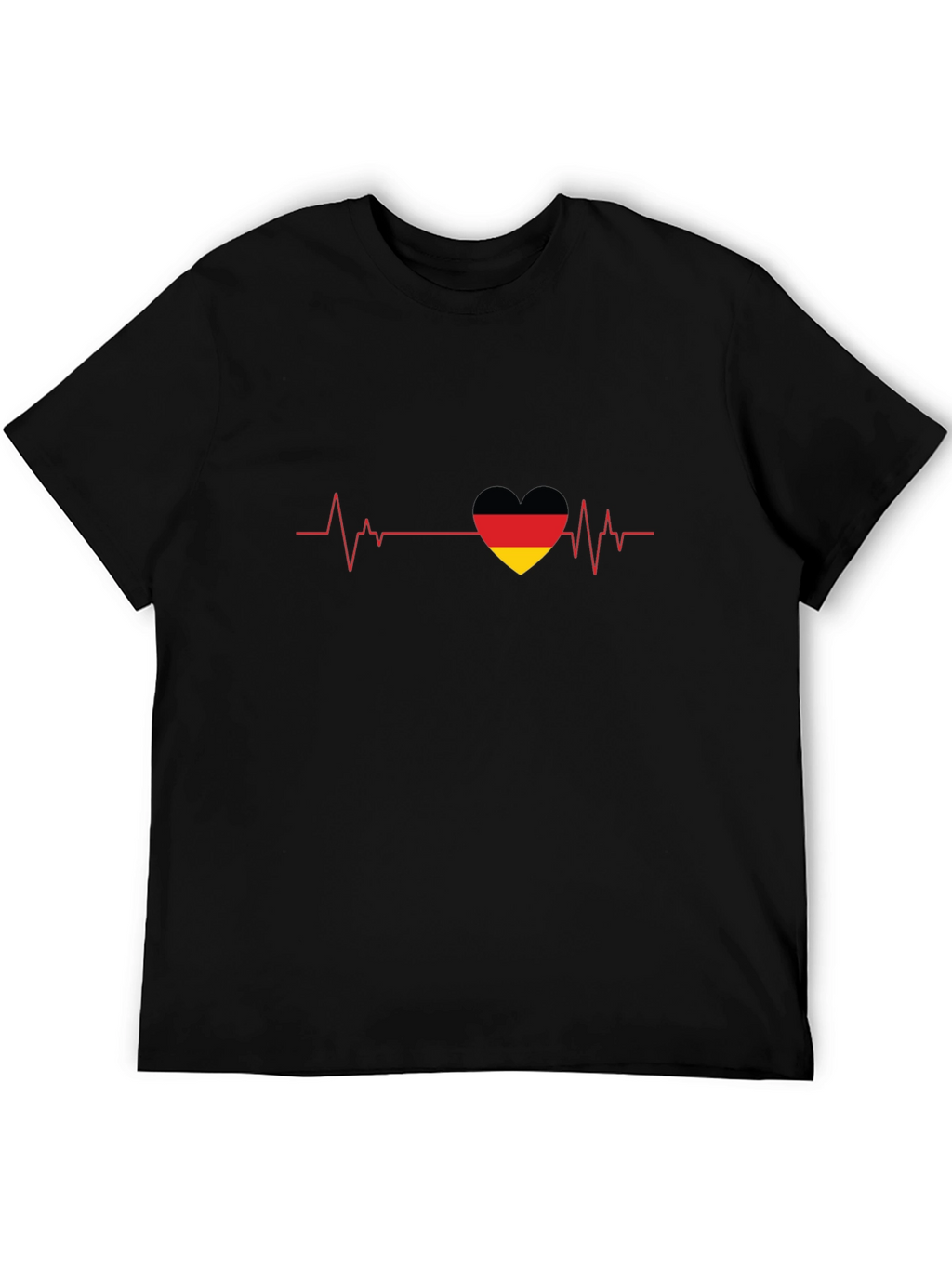 German Pride Heartbeat T-Shirt