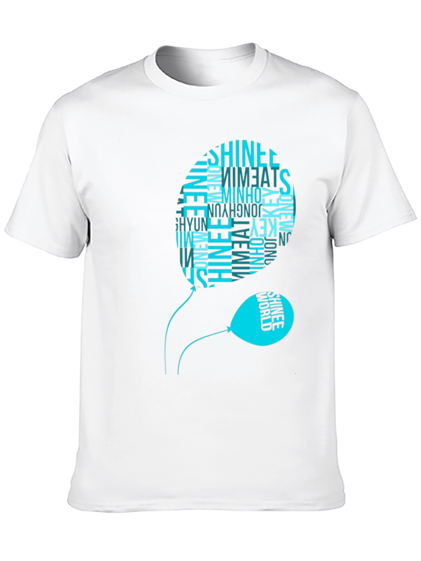 SHINee Balloon Graphic Black T-Shirt