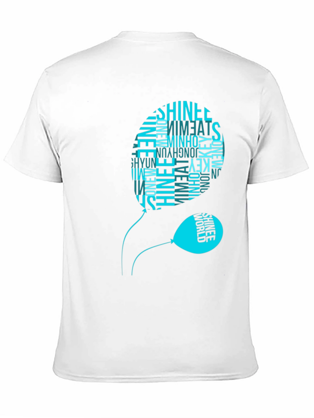SHINee Balloon Graphic Black T-Shirt