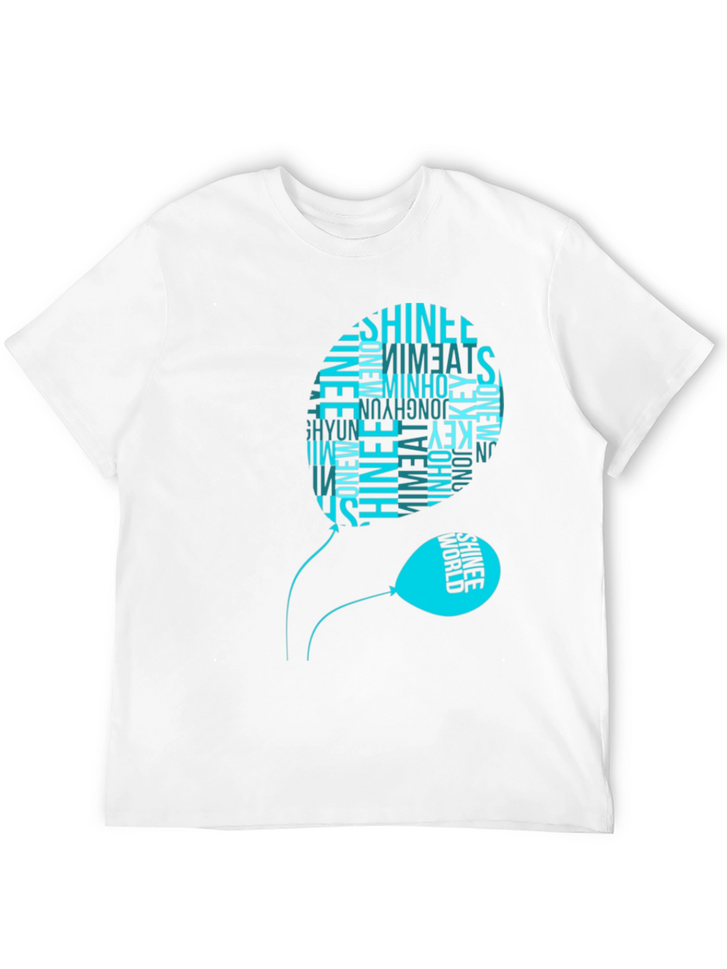 SHINee Balloon Graphic Black T-Shirt