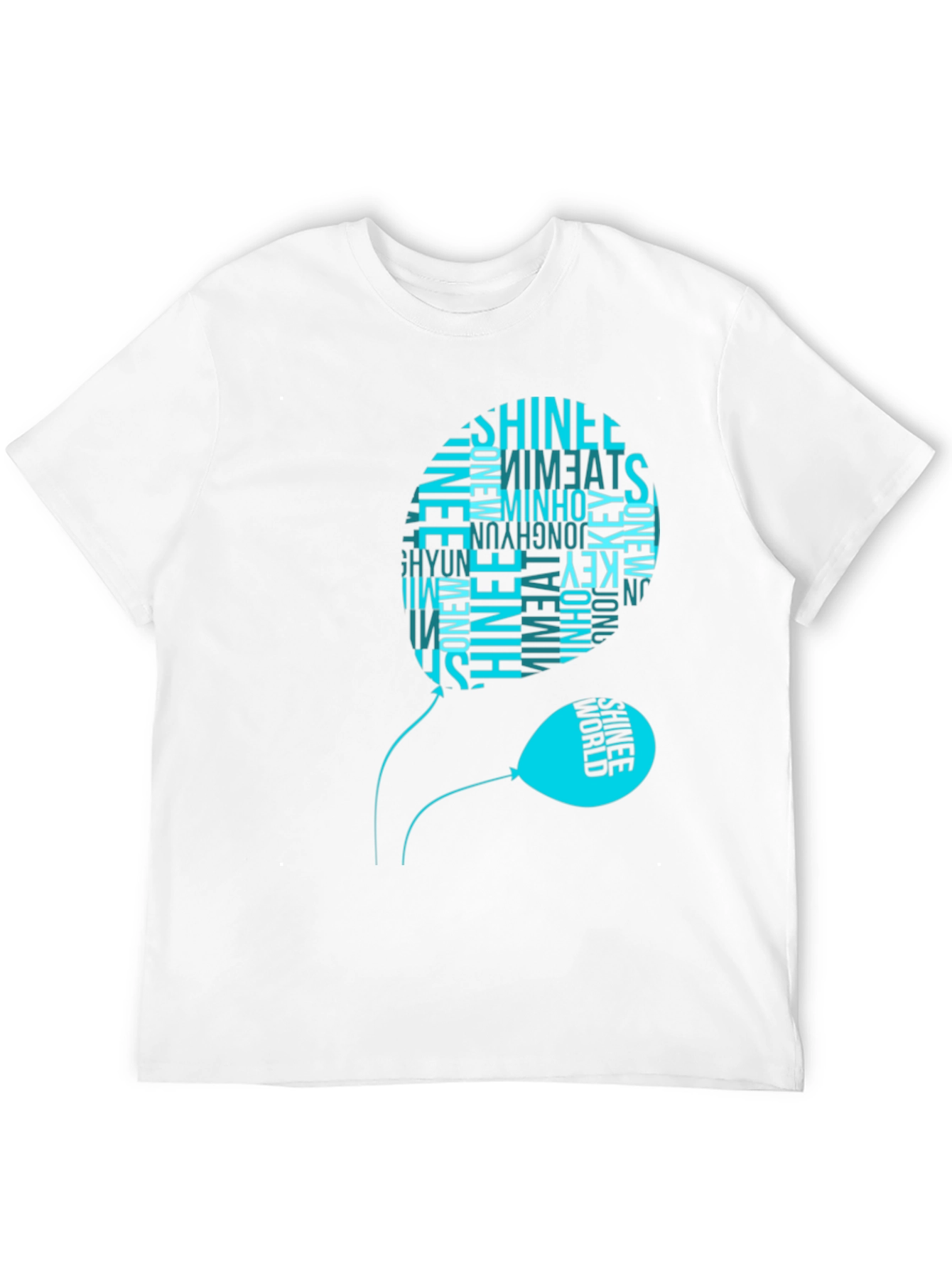 SHINee Balloon Graphic Black T-Shirt