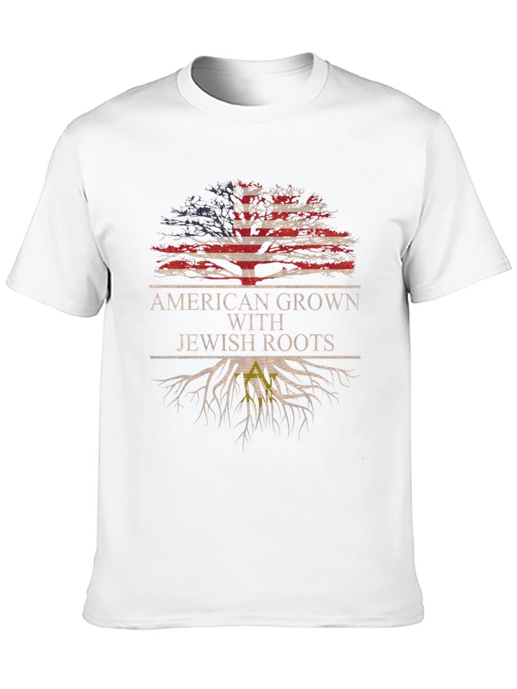 American Grown With Jewish Roots T-Shirt