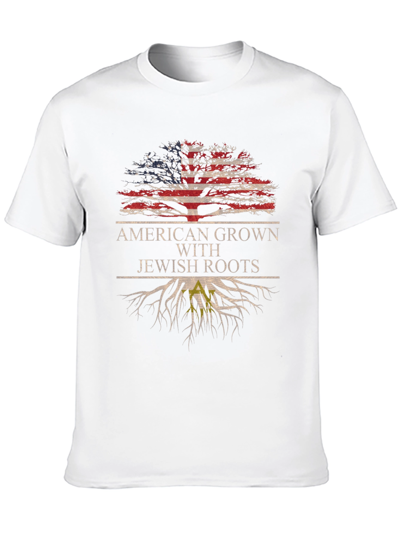 American Grown With Jewish Roots T-Shirt