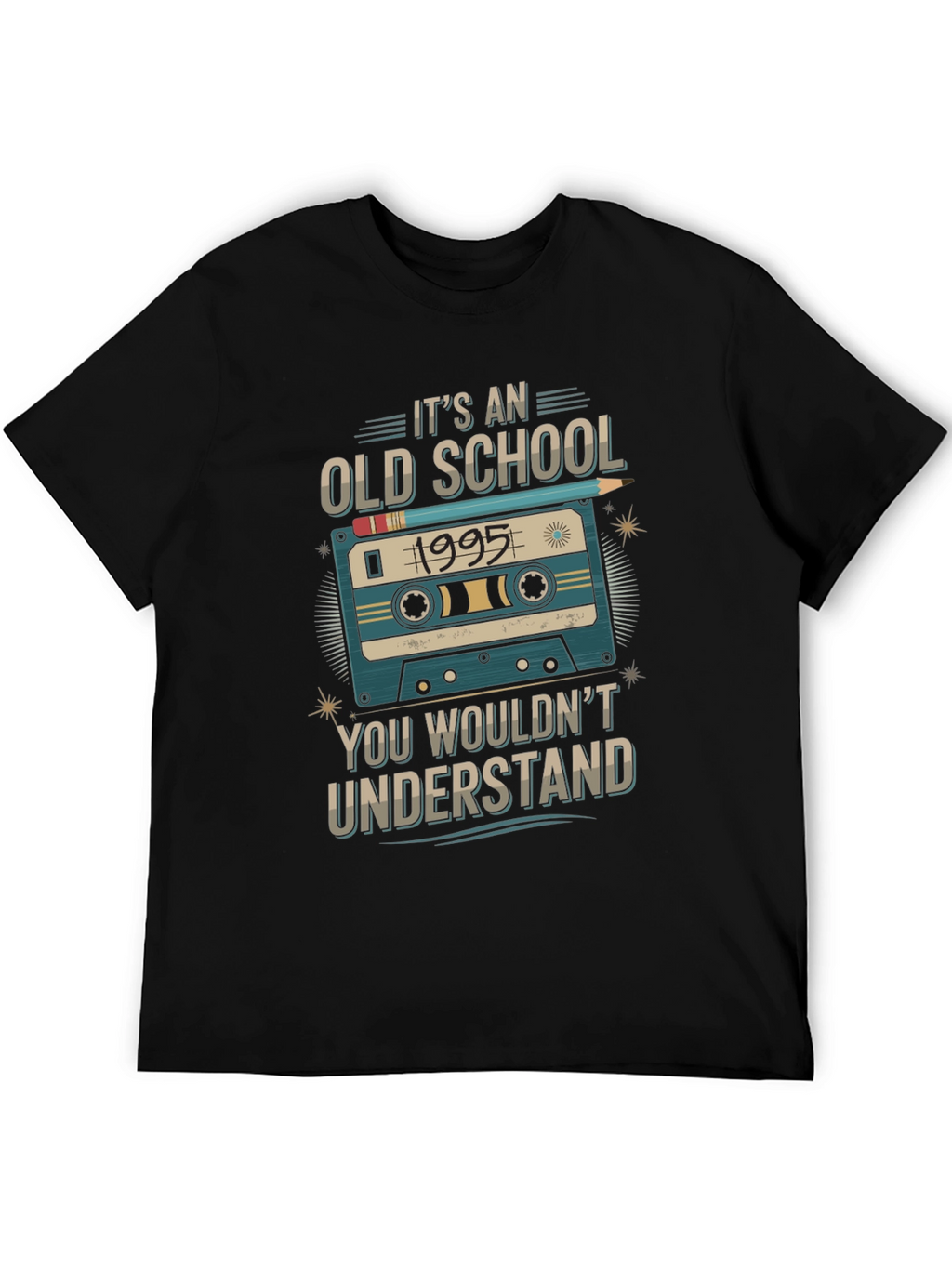 Old School 1995 Cassette Tape T-Shirt