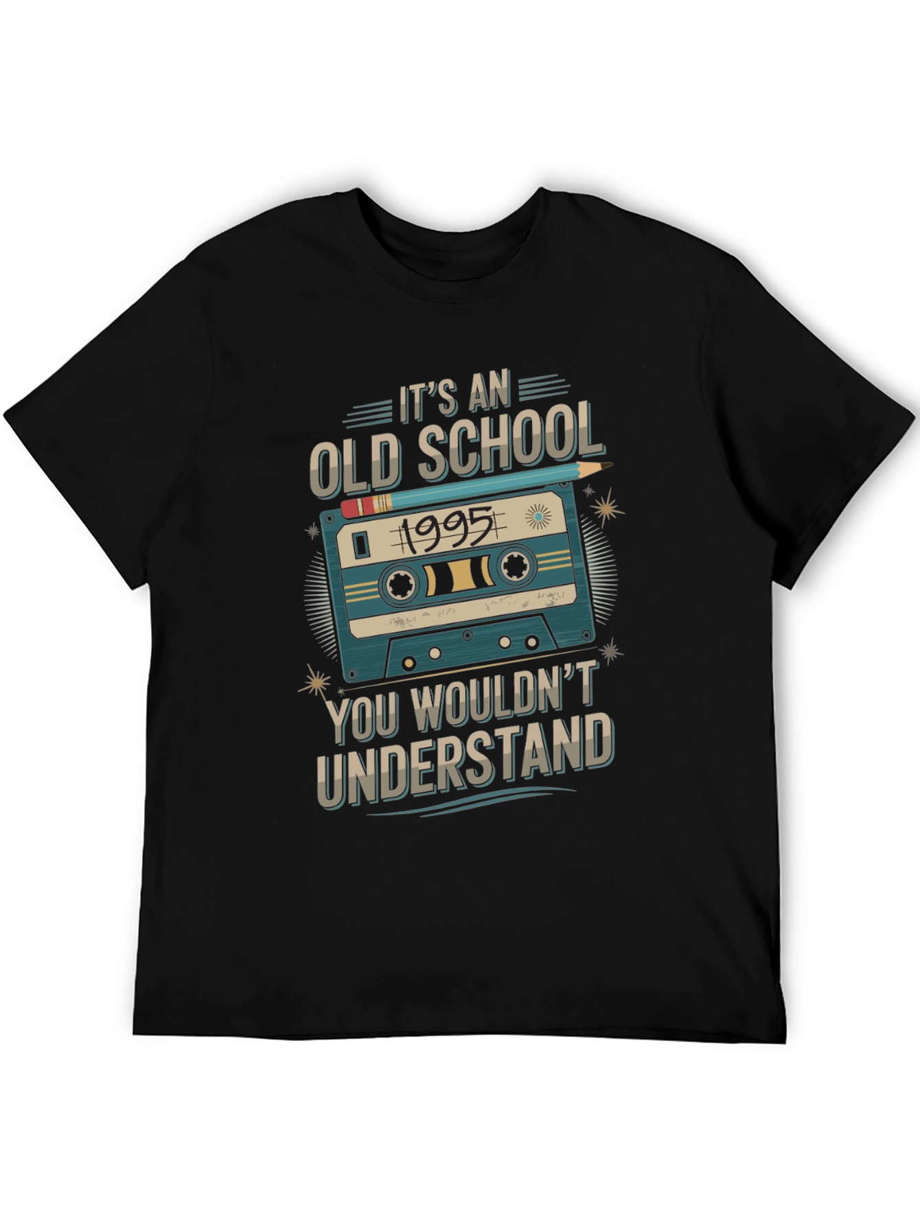 Old School 1995 Cassette Tape T-Shirt