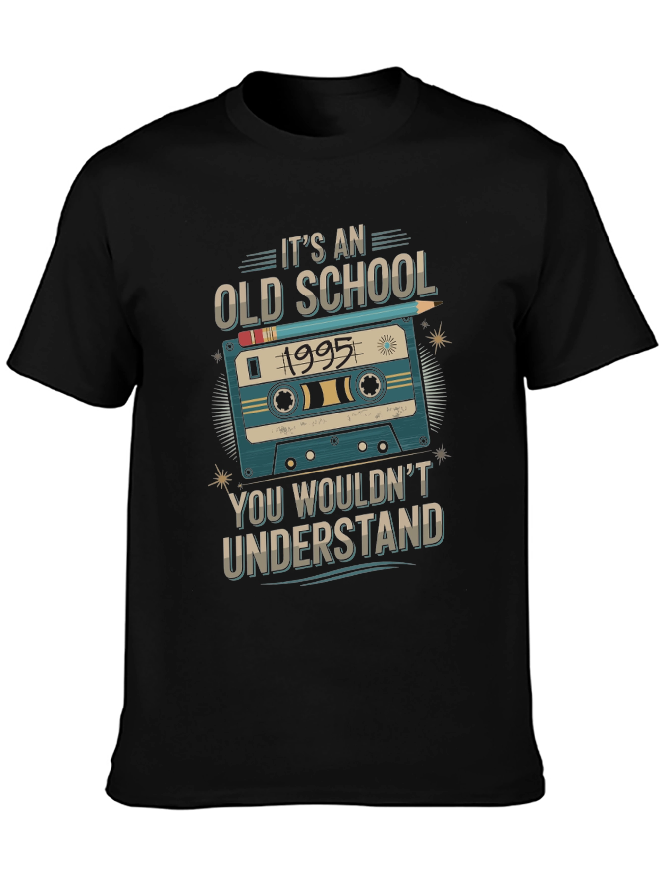 Old School 1995 Cassette Tape T-Shirt