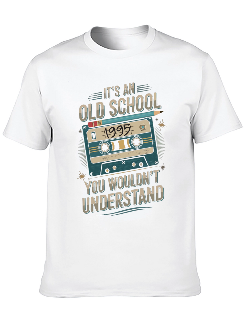 Old School 1995 Cassette Tape T-Shirt