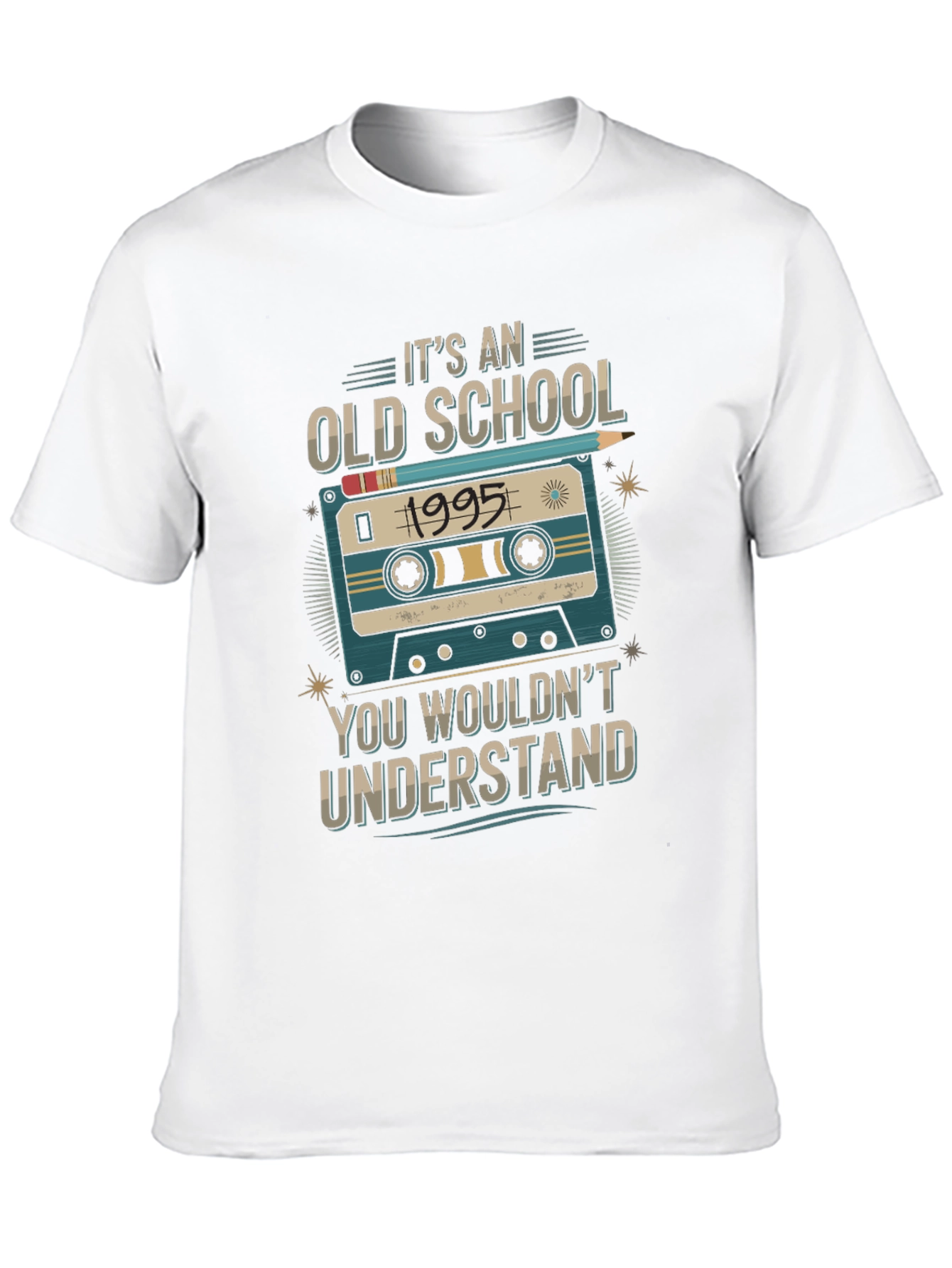 Old School 1995 Cassette Tape T-Shirt