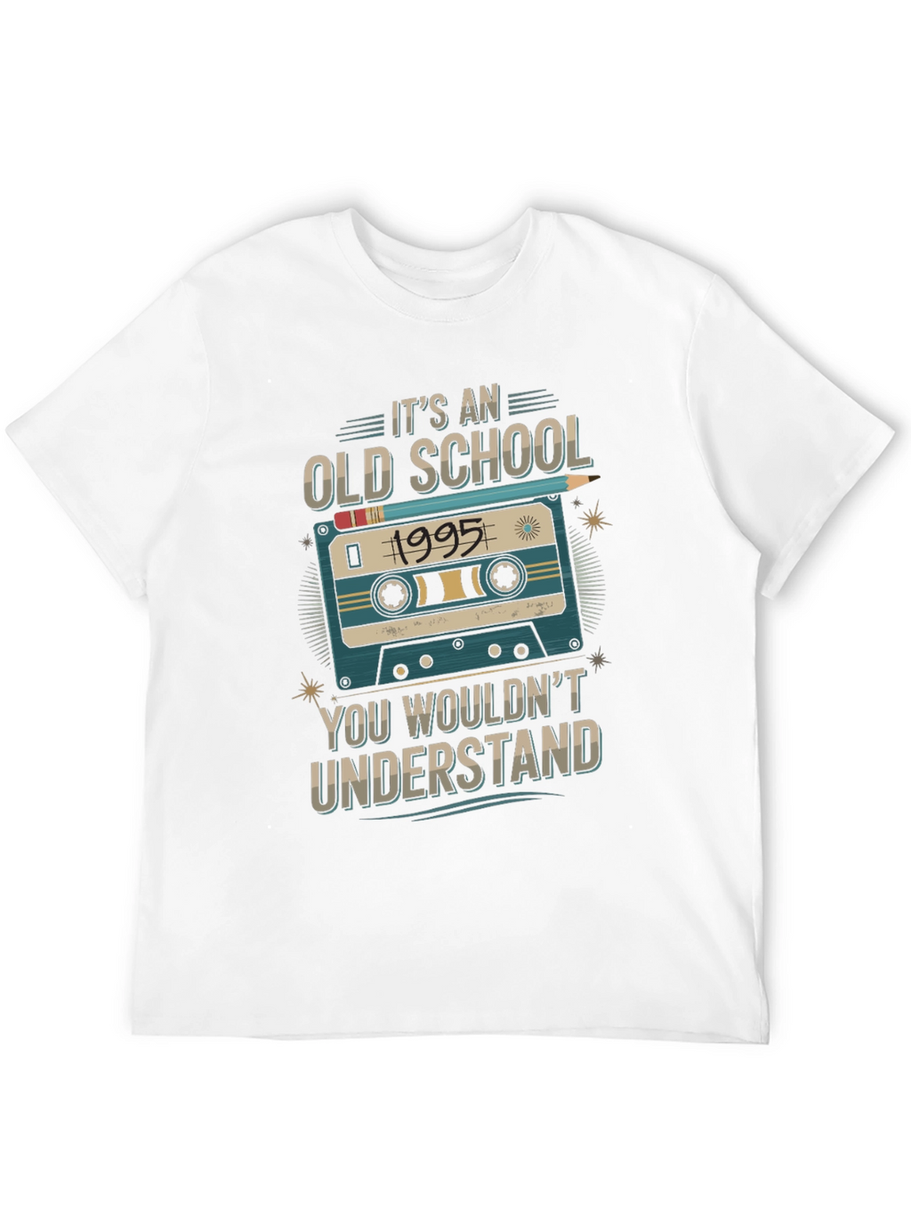 Old School 1995 Cassette Tape T-Shirt
