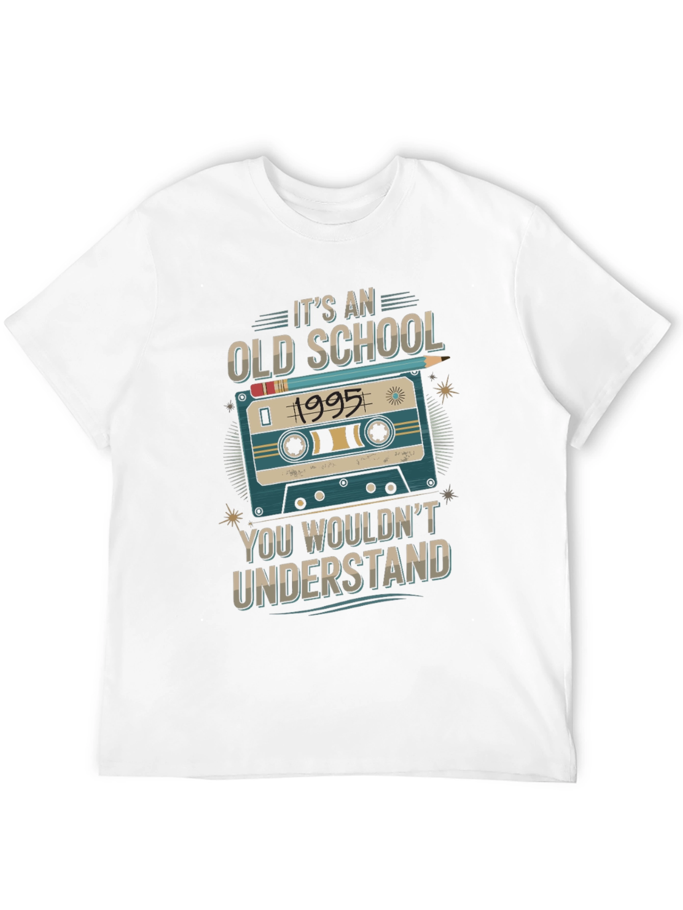 Old School 1995 Cassette Tape T-Shirt