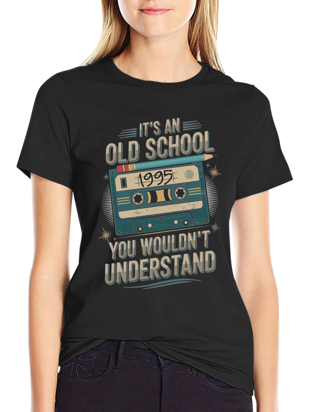 Old School 1995 Cassette Tape T-Shirt