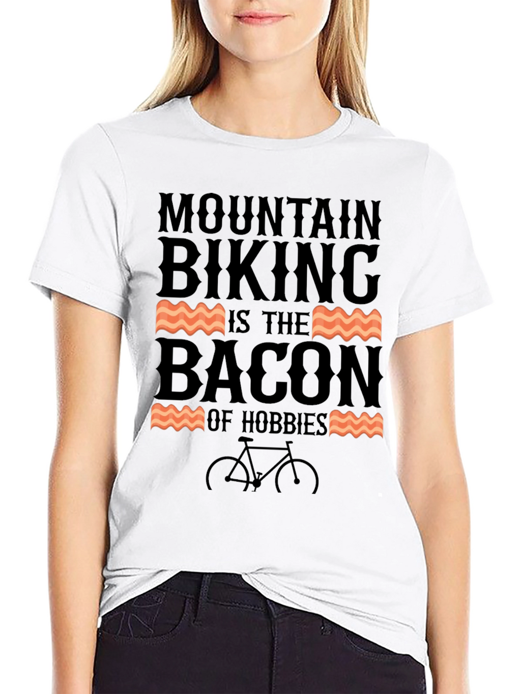 Mountain Biking is The Bacon of Hobbies T-Shirt