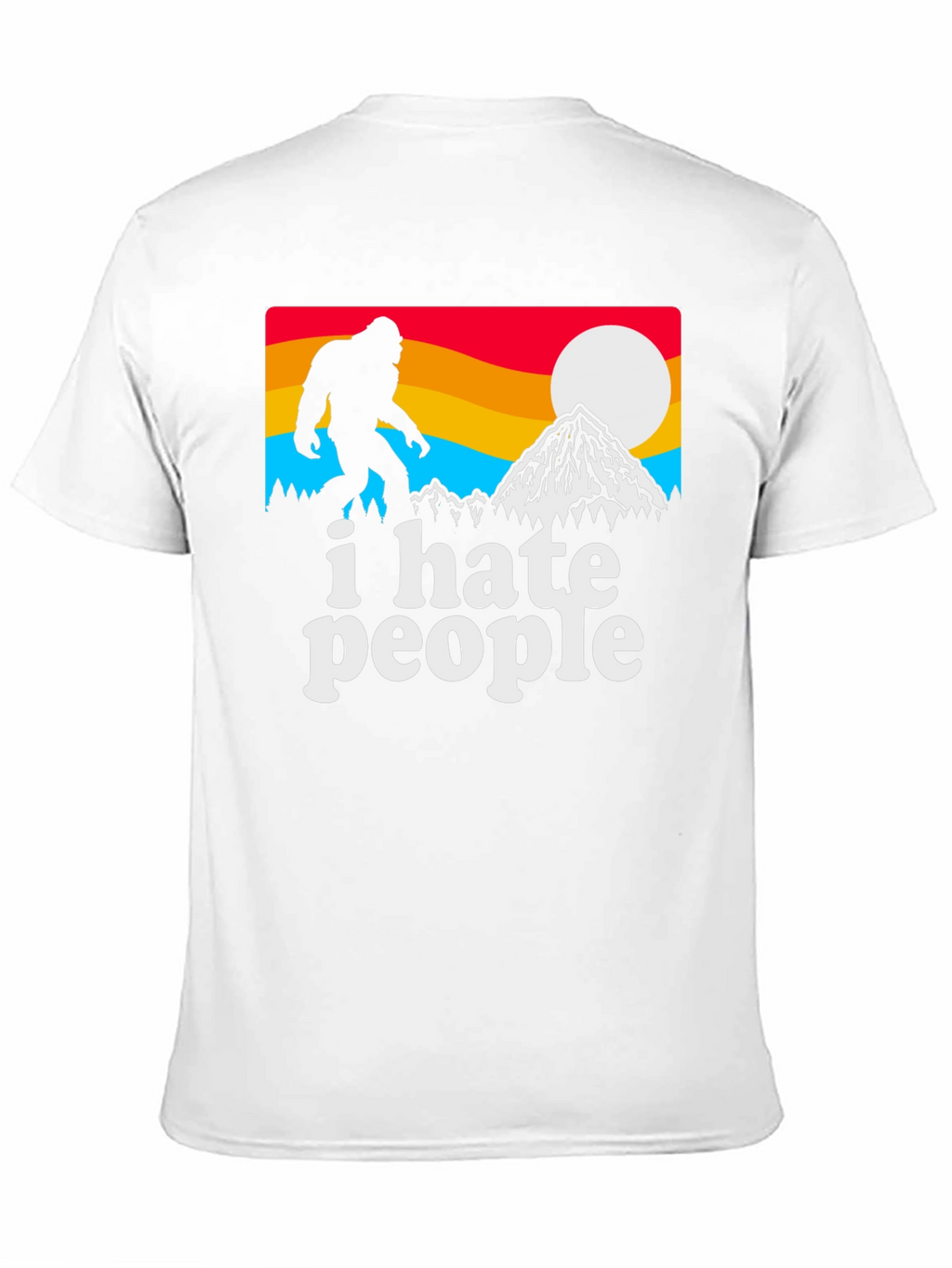 I Hate People Bigfoot Graphic Tee