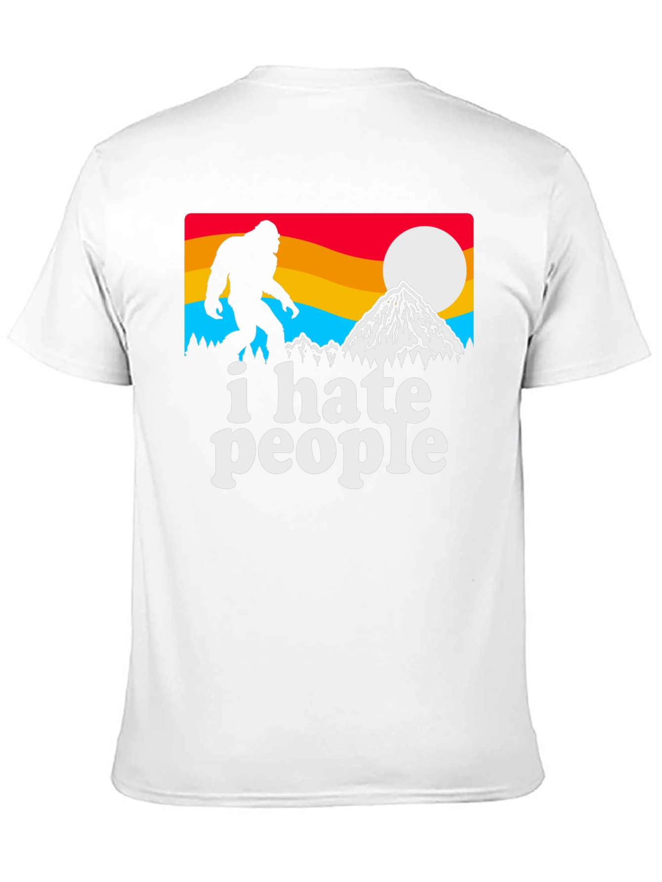 I Hate People Bigfoot Graphic Tee