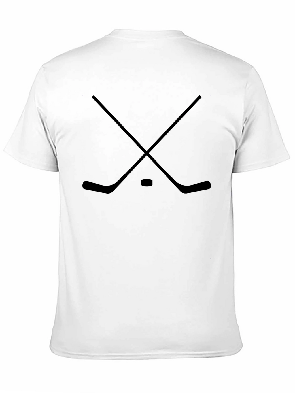 Hockey Sticks Graphic T-Shirt - Black
