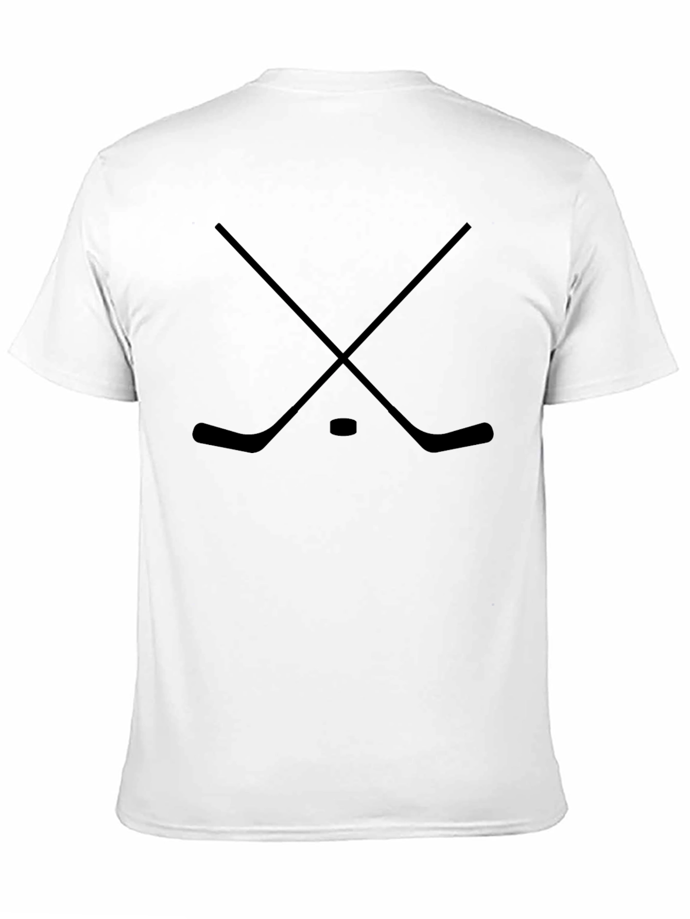 Hockey Sticks Graphic T-Shirt - Black