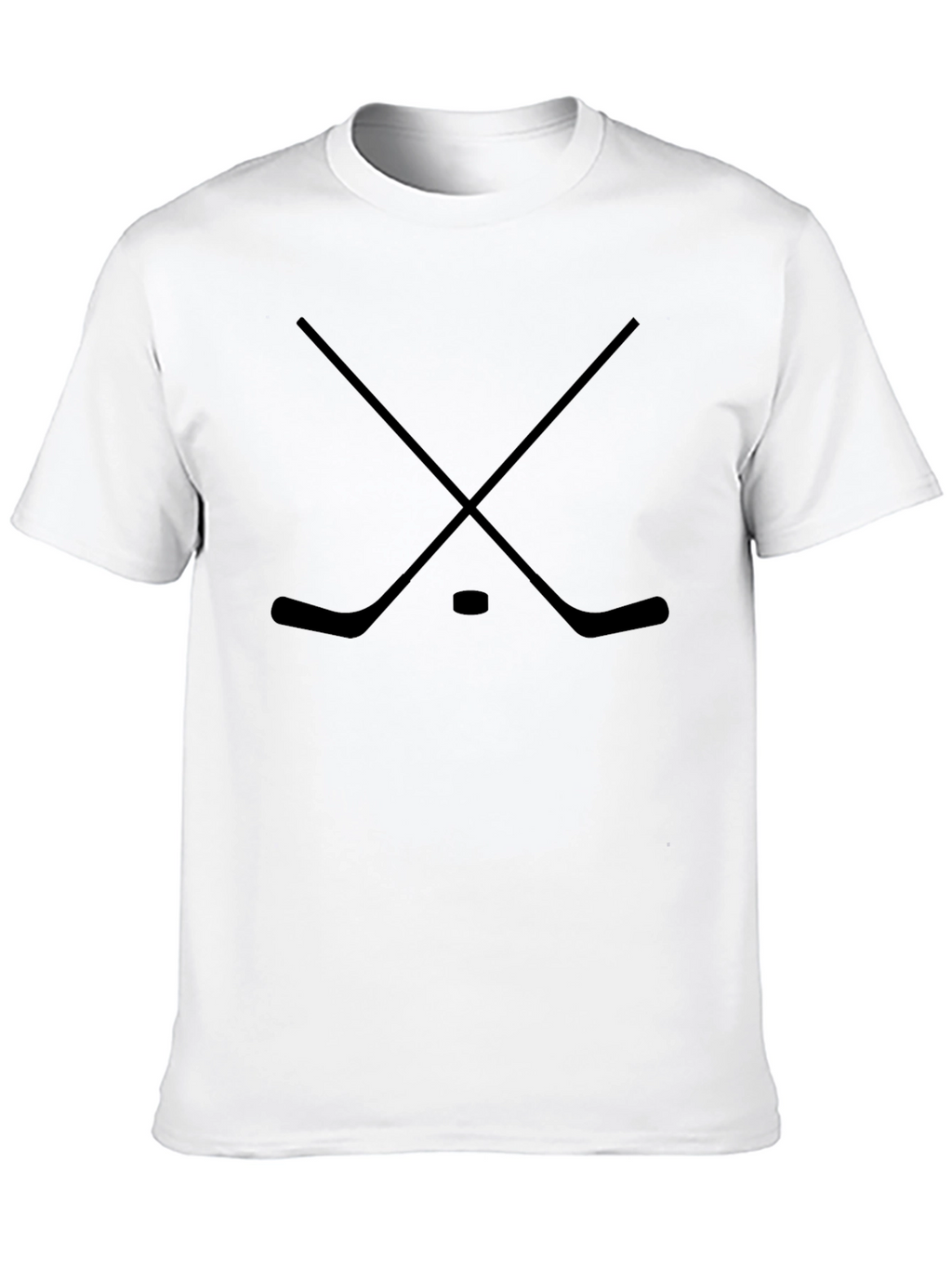 Hockey Sticks Graphic T-Shirt - Black