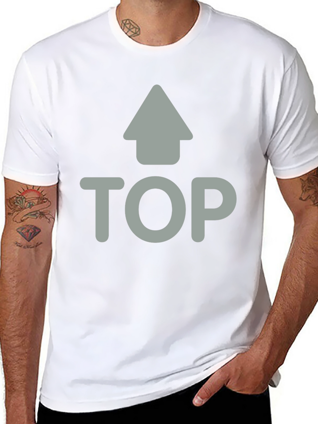 Black T-Shirt - Top Design