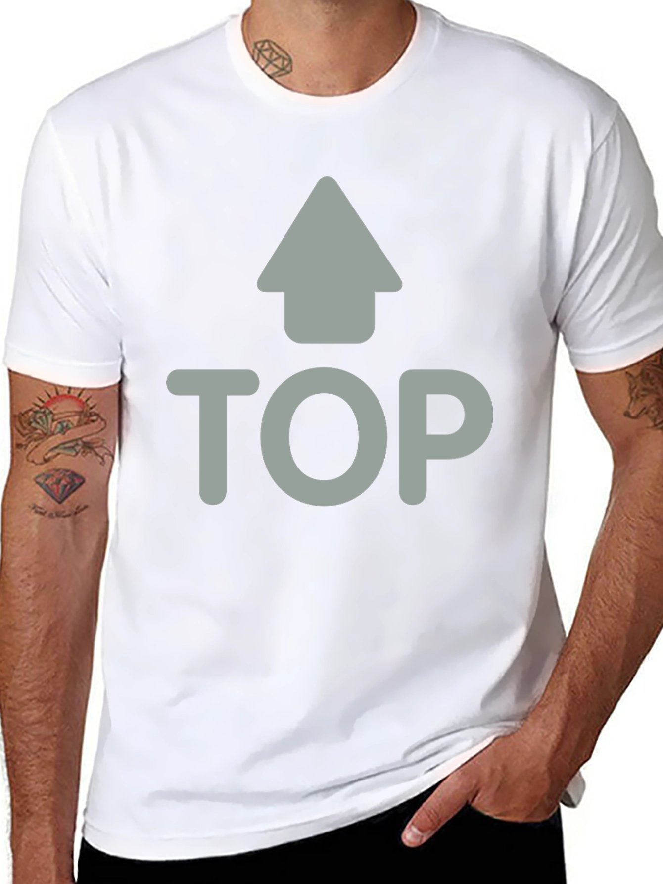 Black T-Shirt - Top Design