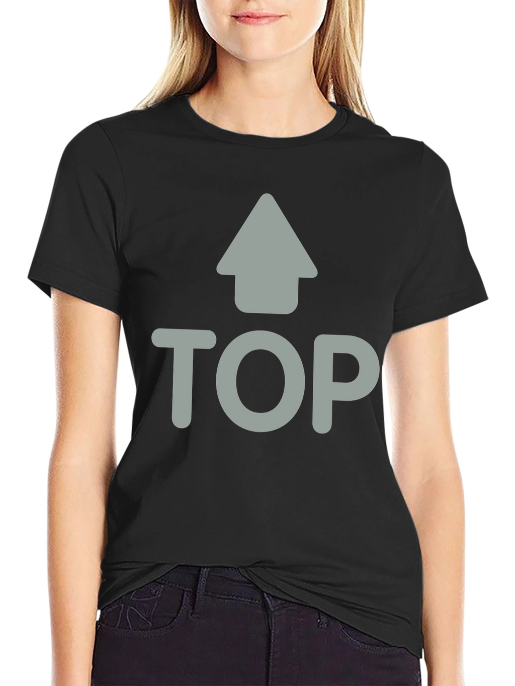 Black T-Shirt - Top Design