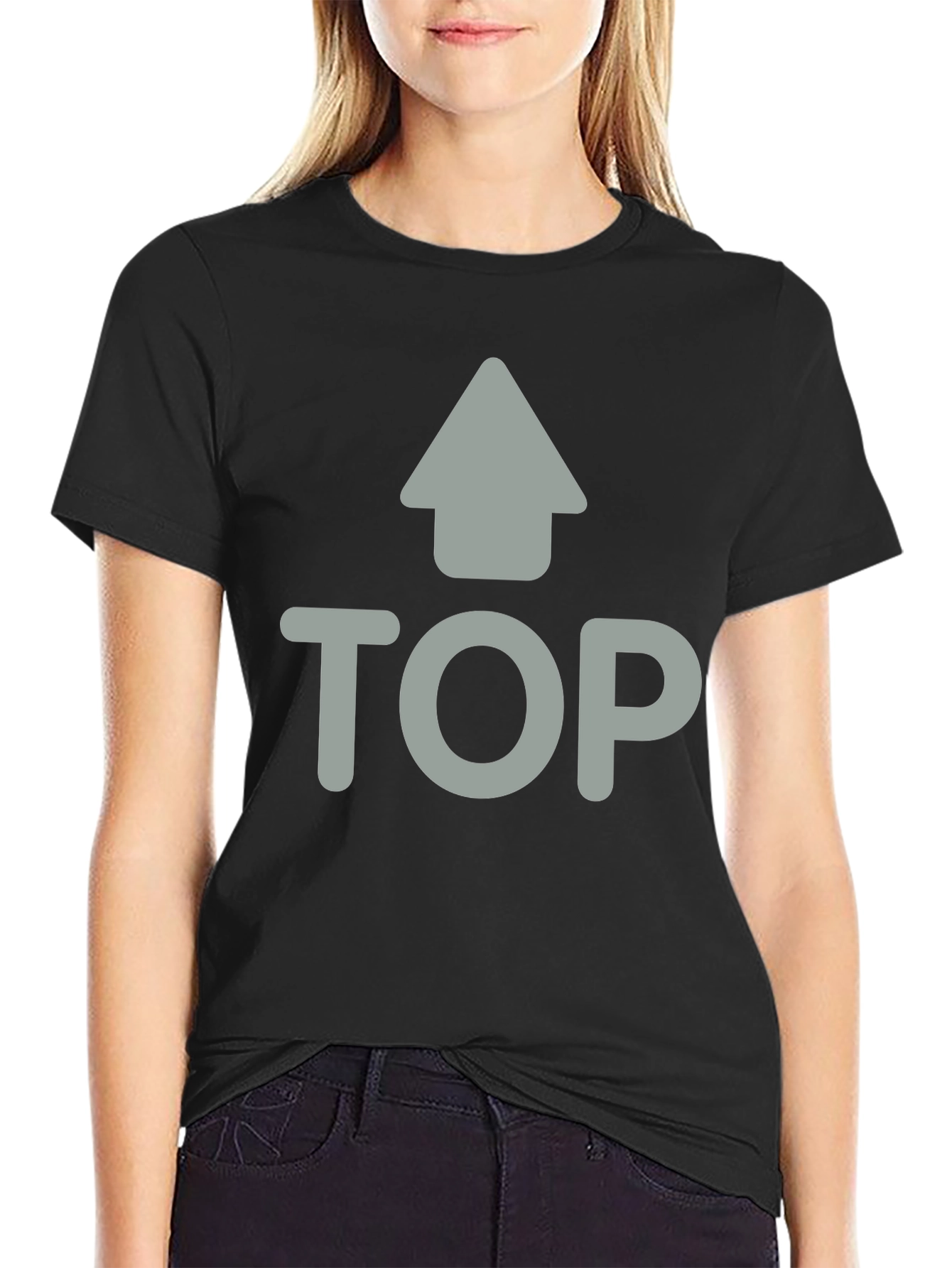 Black T-Shirt - Top Design