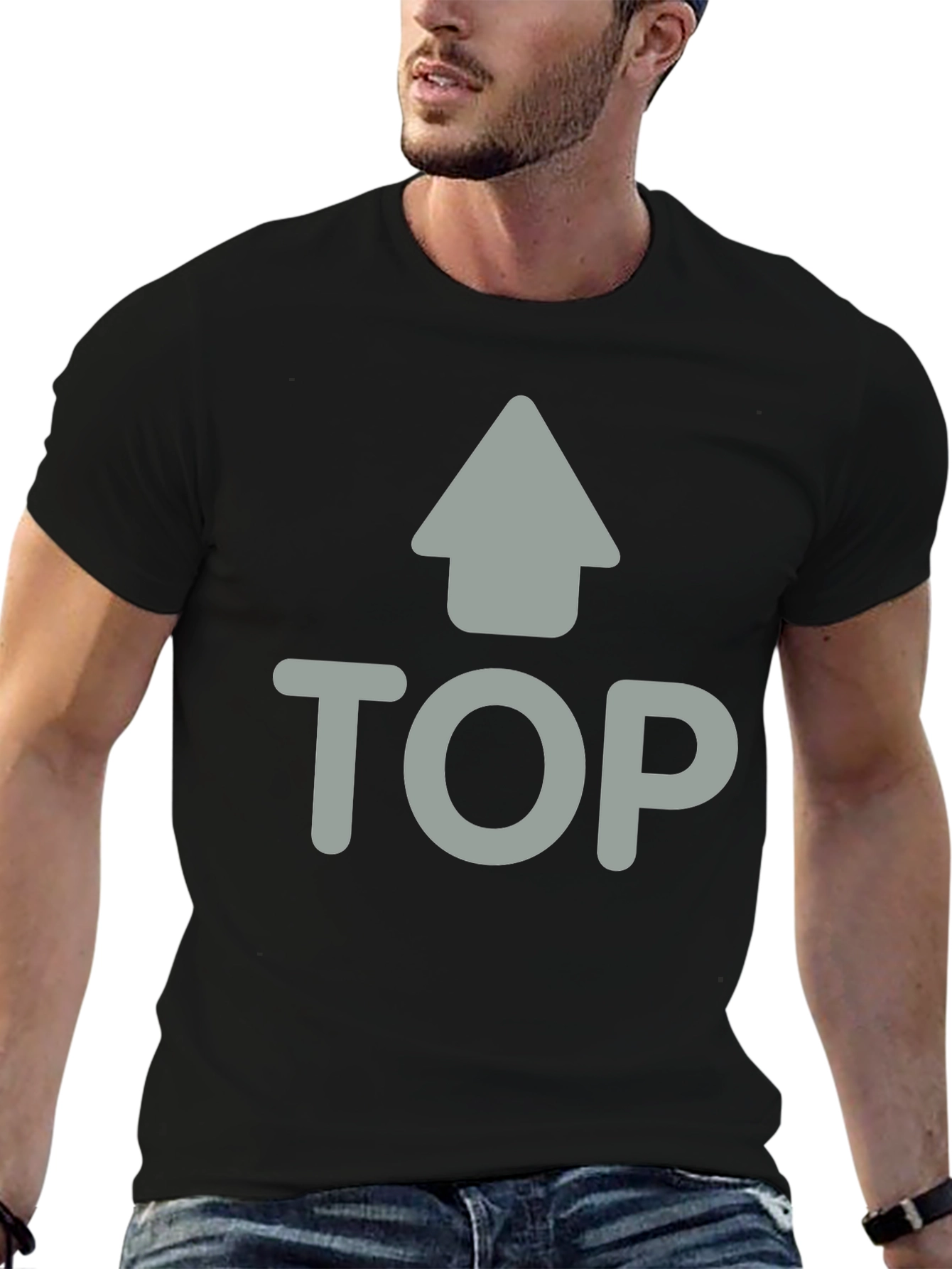 Black T-Shirt - Top Design
