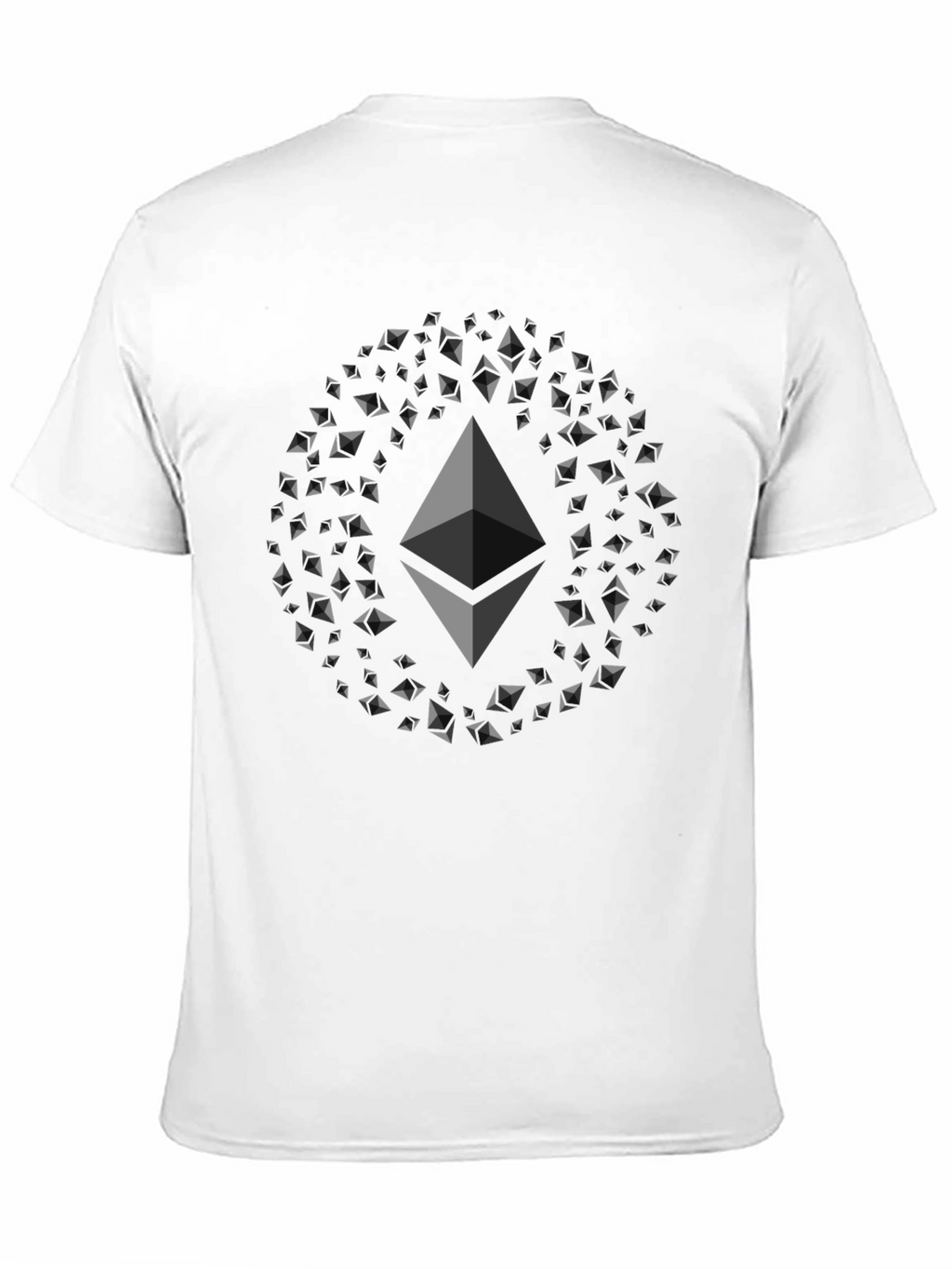 Ethereum Crypto Graphic T-Shirt - Black