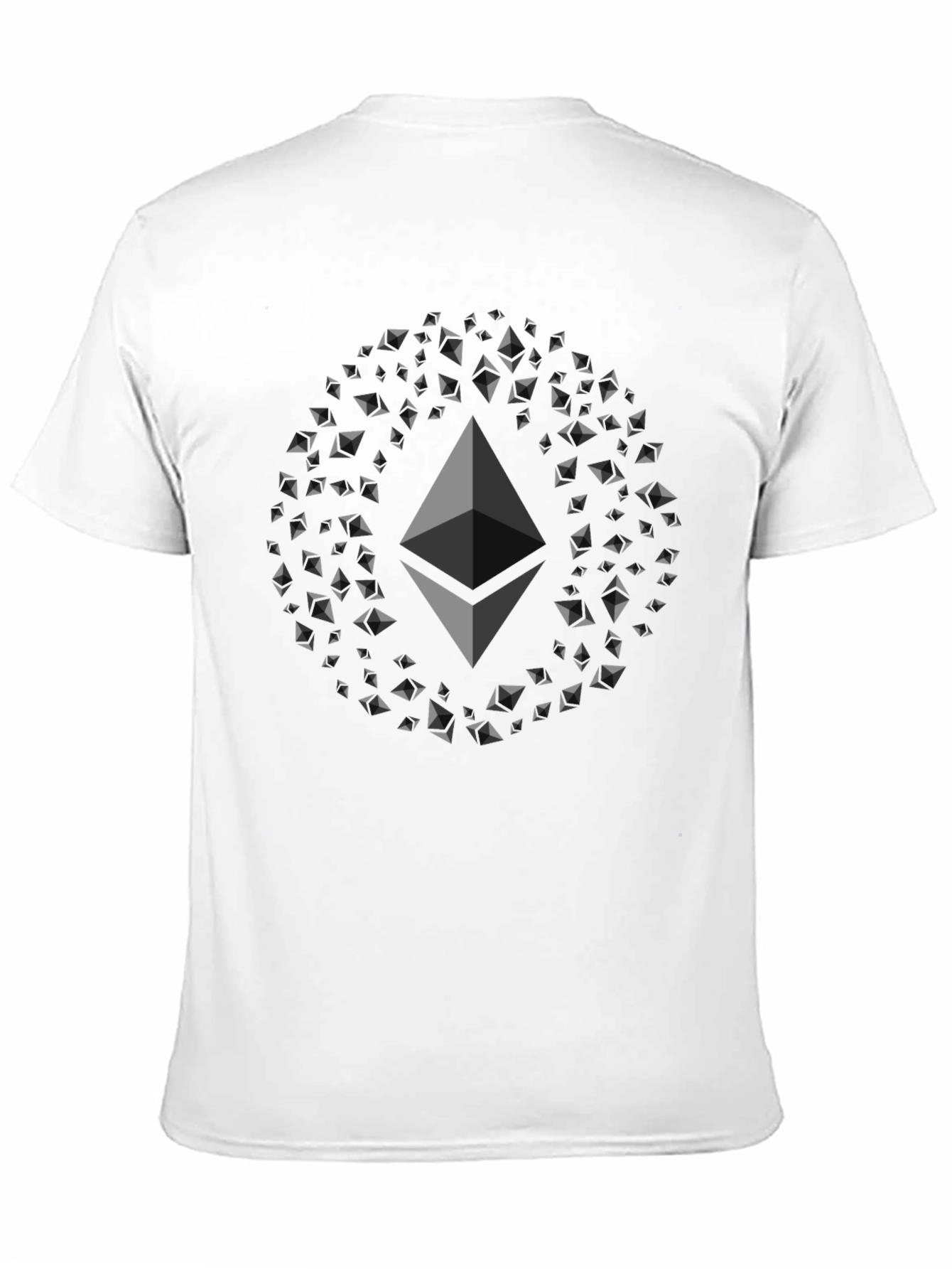 Ethereum Crypto Graphic T-Shirt - Black