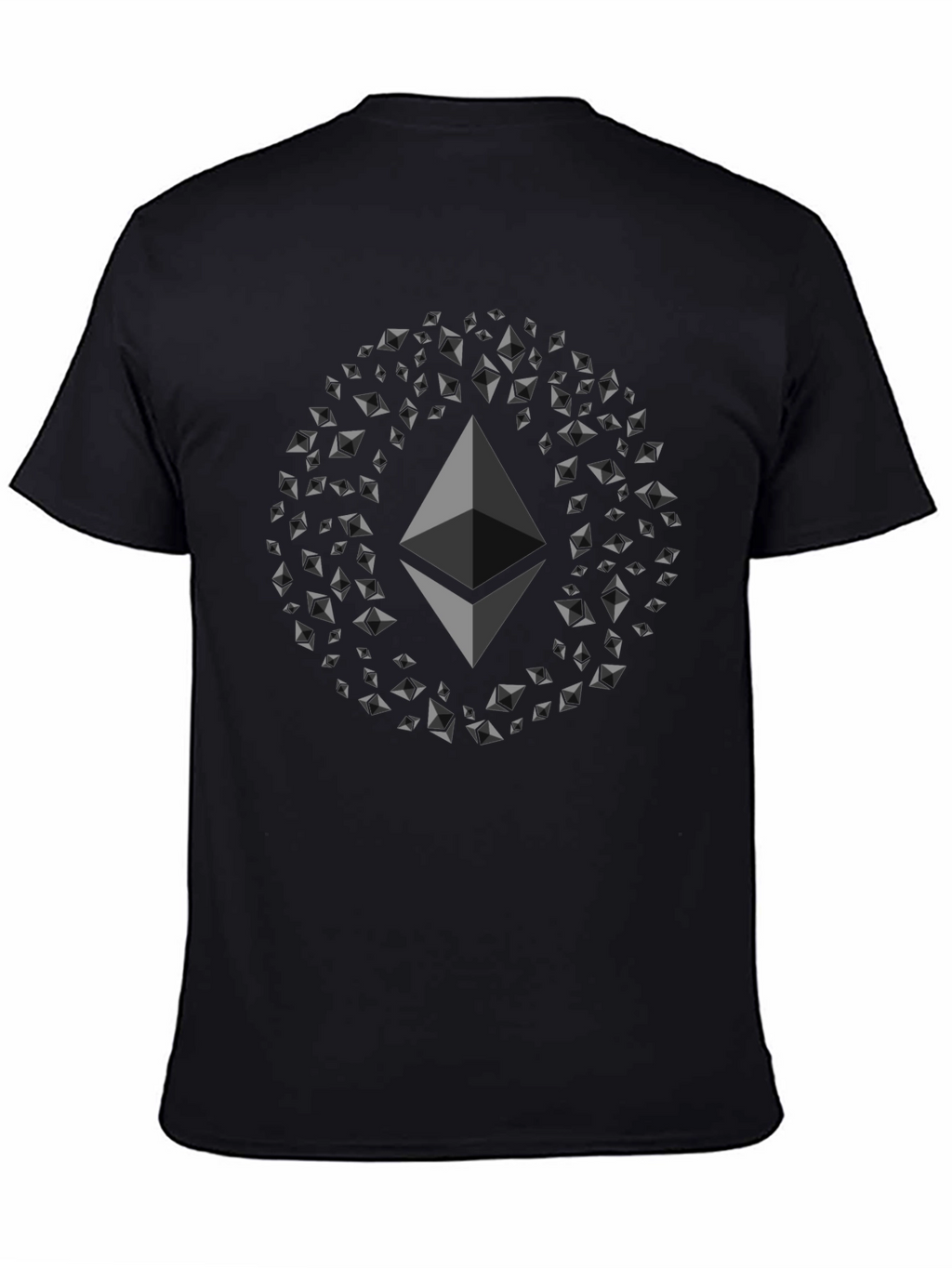 Ethereum Crypto Graphic T-Shirt - Black
