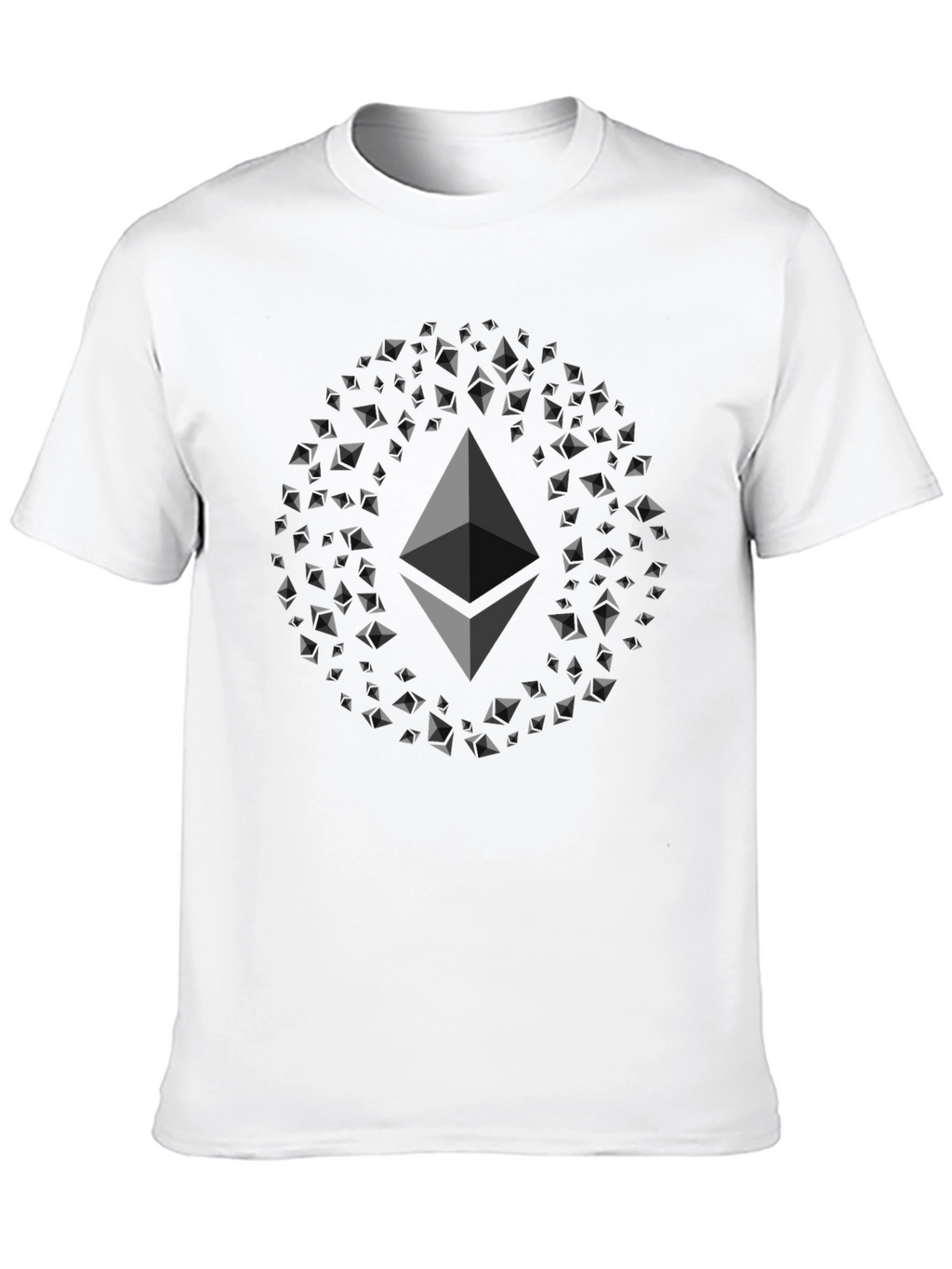 Ethereum Crypto Graphic T-Shirt - Black
