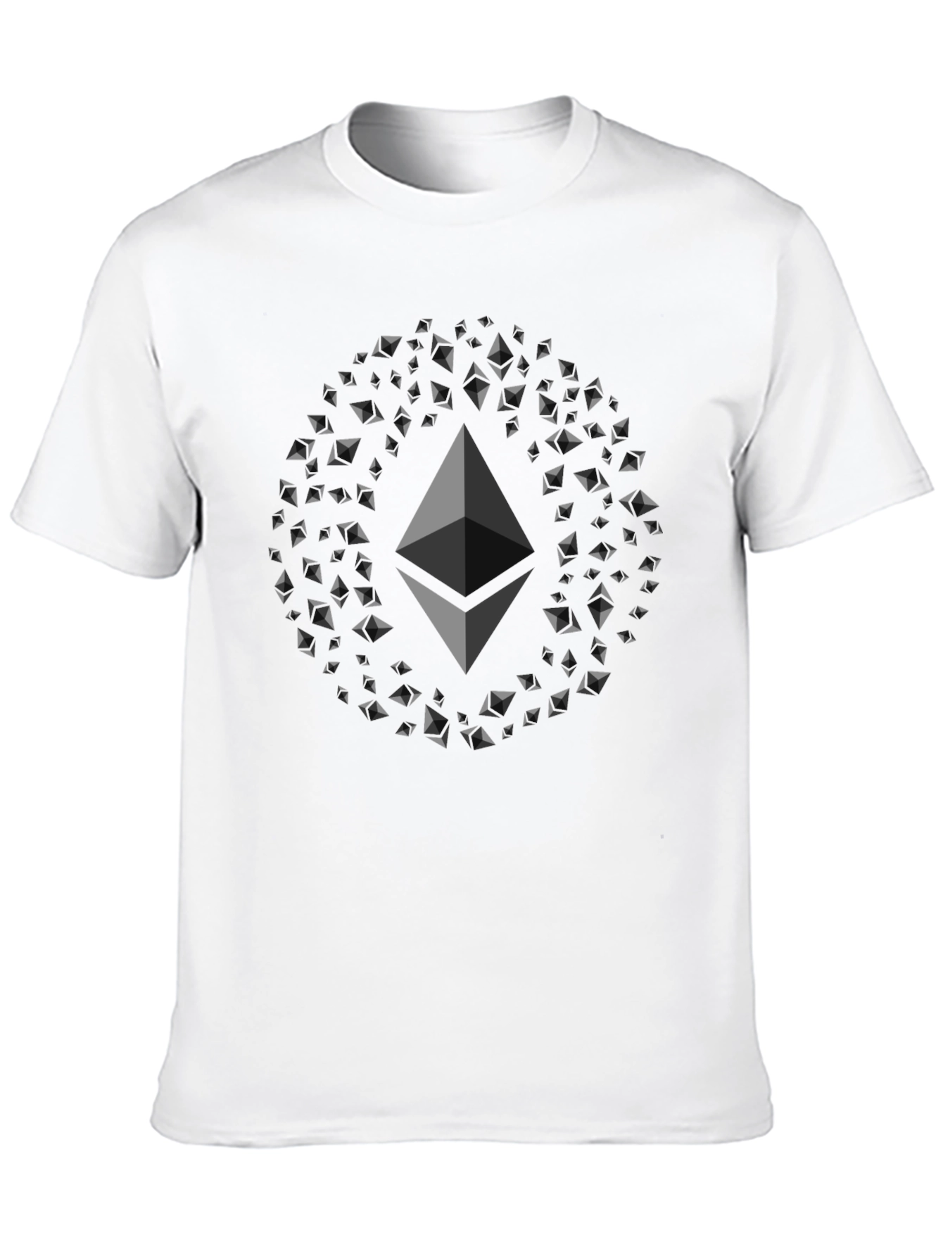Ethereum Crypto Graphic T-Shirt - Black