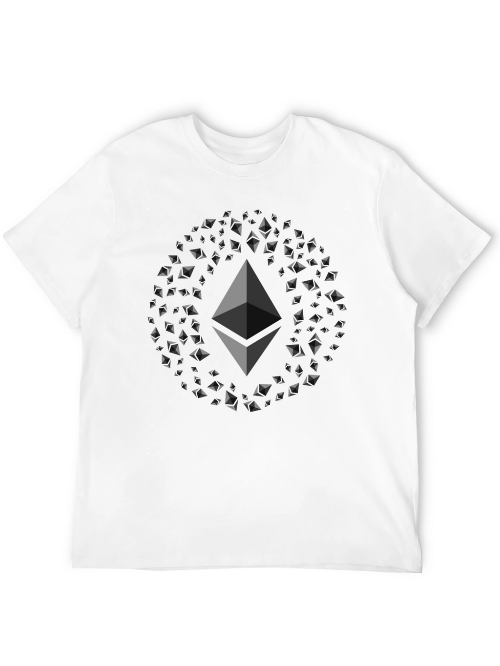 Ethereum Crypto Graphic T-Shirt - Black
