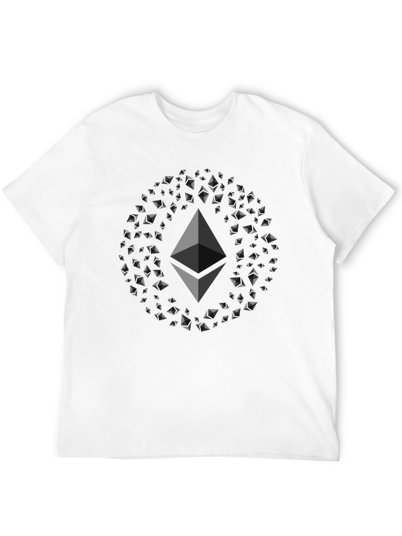 Ethereum Crypto Graphic T-Shirt - Black