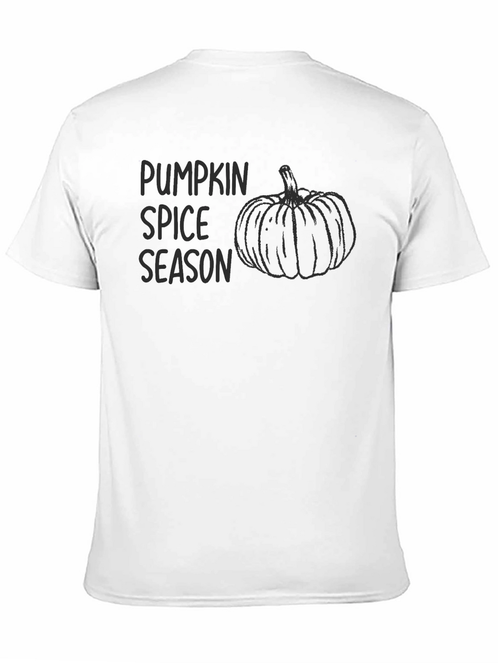 Pumpkin Spice Season Black T-Shirt