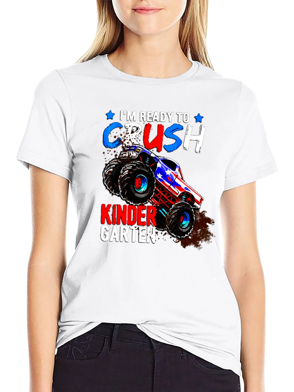 Ready to Crush Kindergarten Monster Truck T-Shirt
