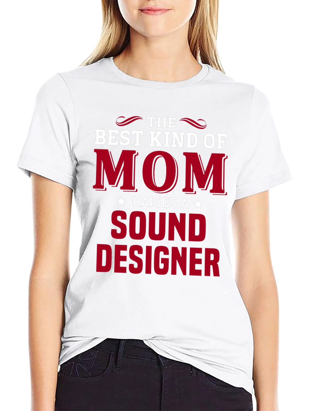Best Kind of Mom Sound Designer Graphic T-Shirt