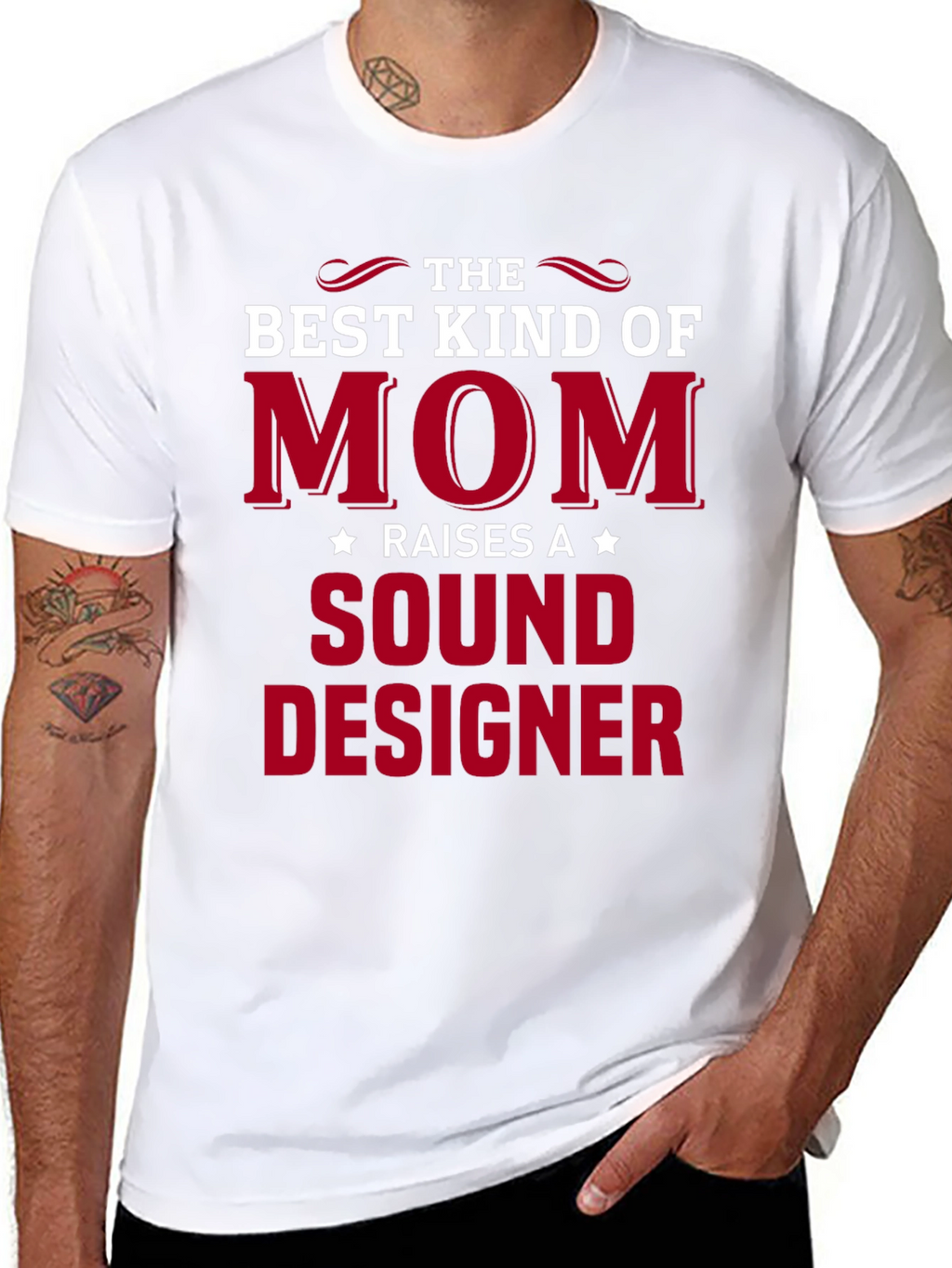 Best Kind of Mom Sound Designer Graphic T-Shirt