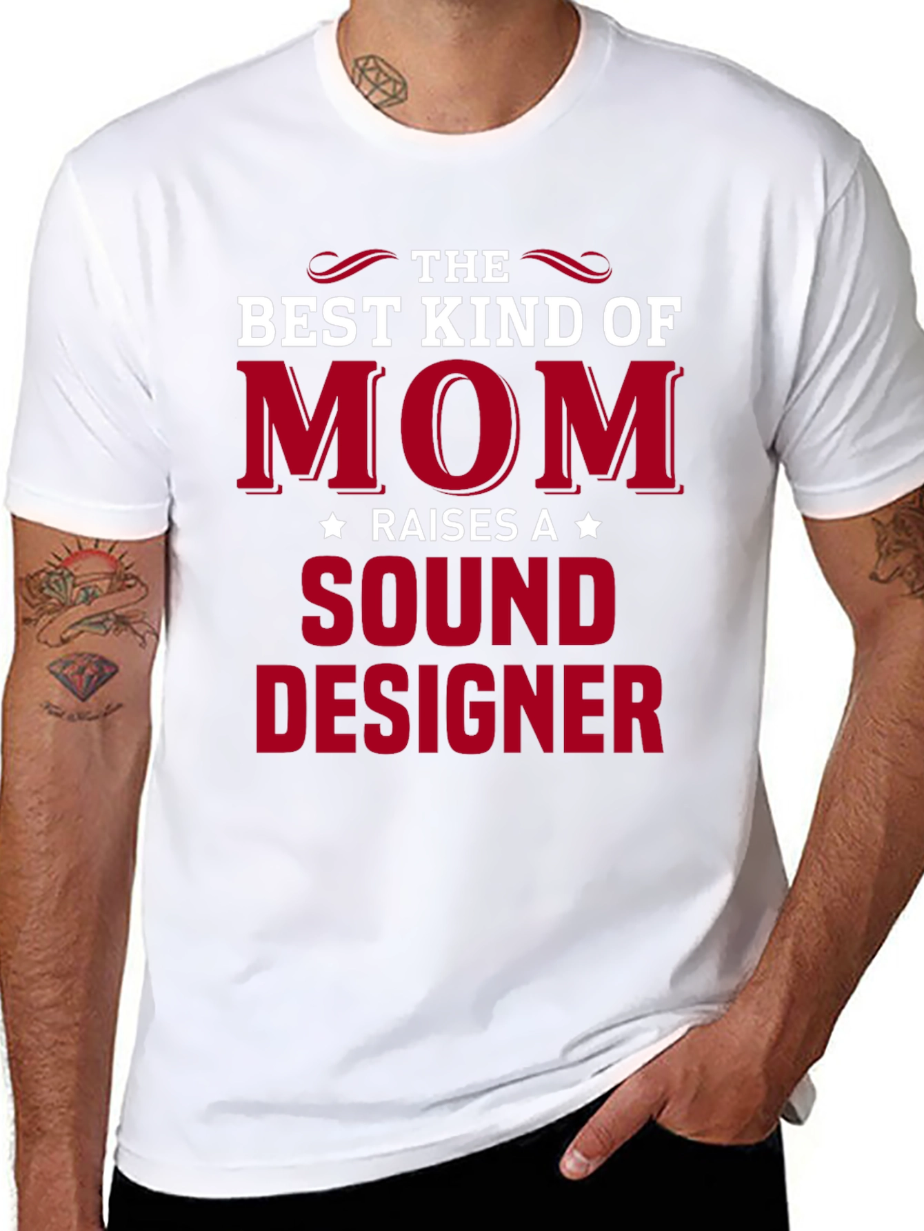 Best Kind of Mom Sound Designer Graphic T-Shirt