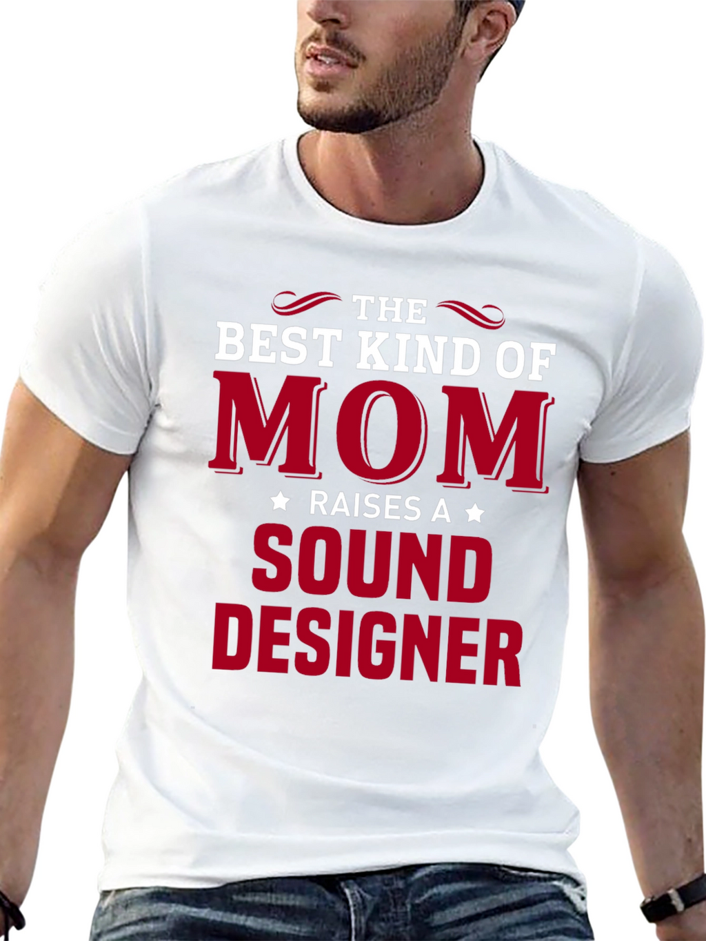 Best Kind of Mom Sound Designer Graphic T-Shirt