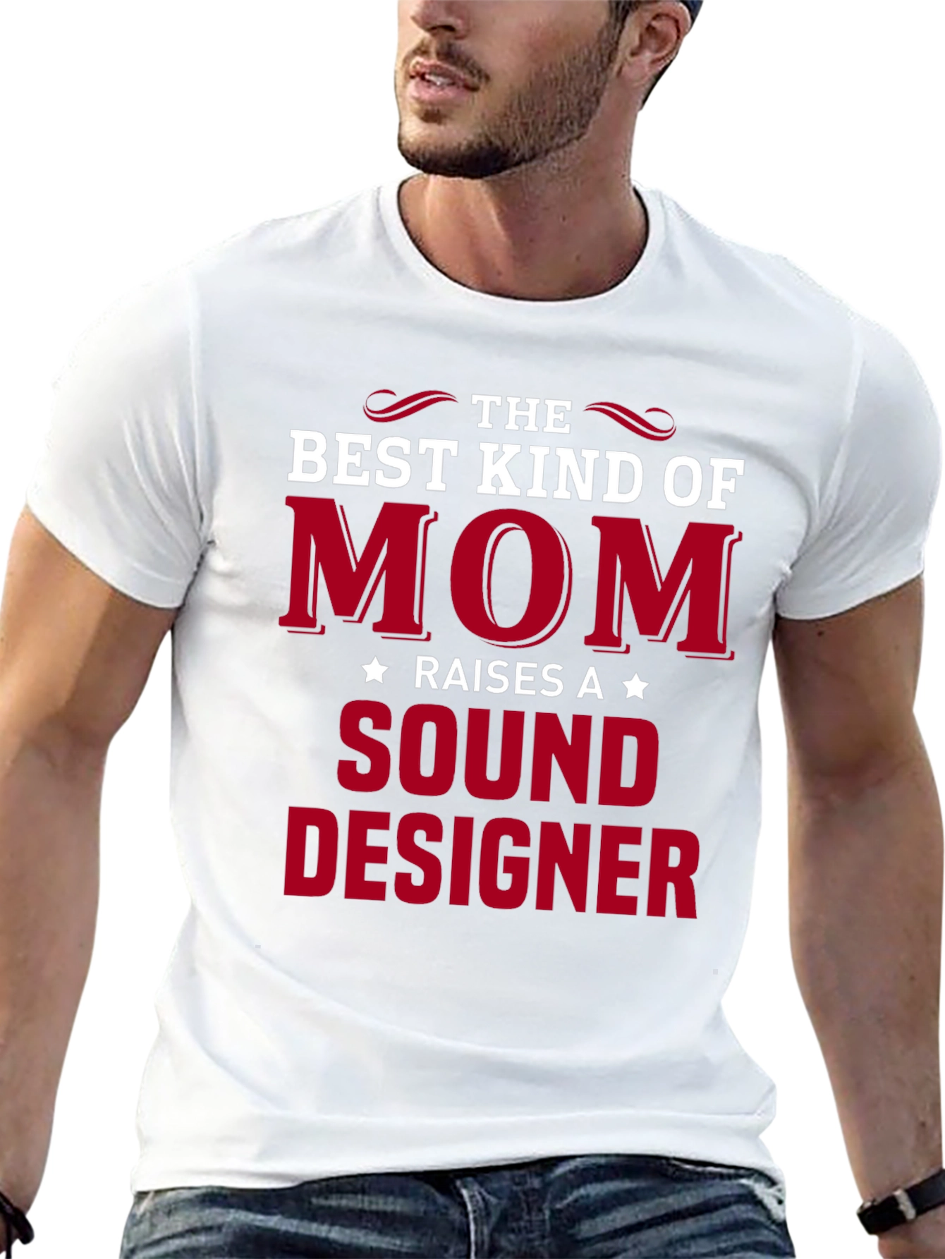 Best Kind of Mom Sound Designer Graphic T-Shirt