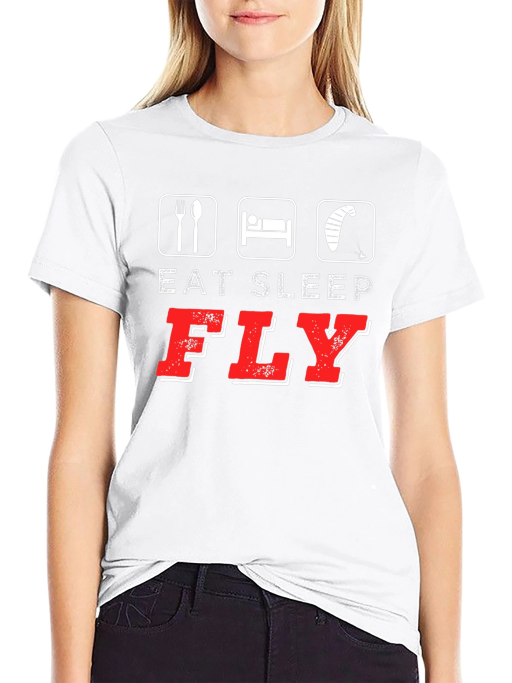 Eat Sleep Fly T-Shirt | Kitesurfing Tee